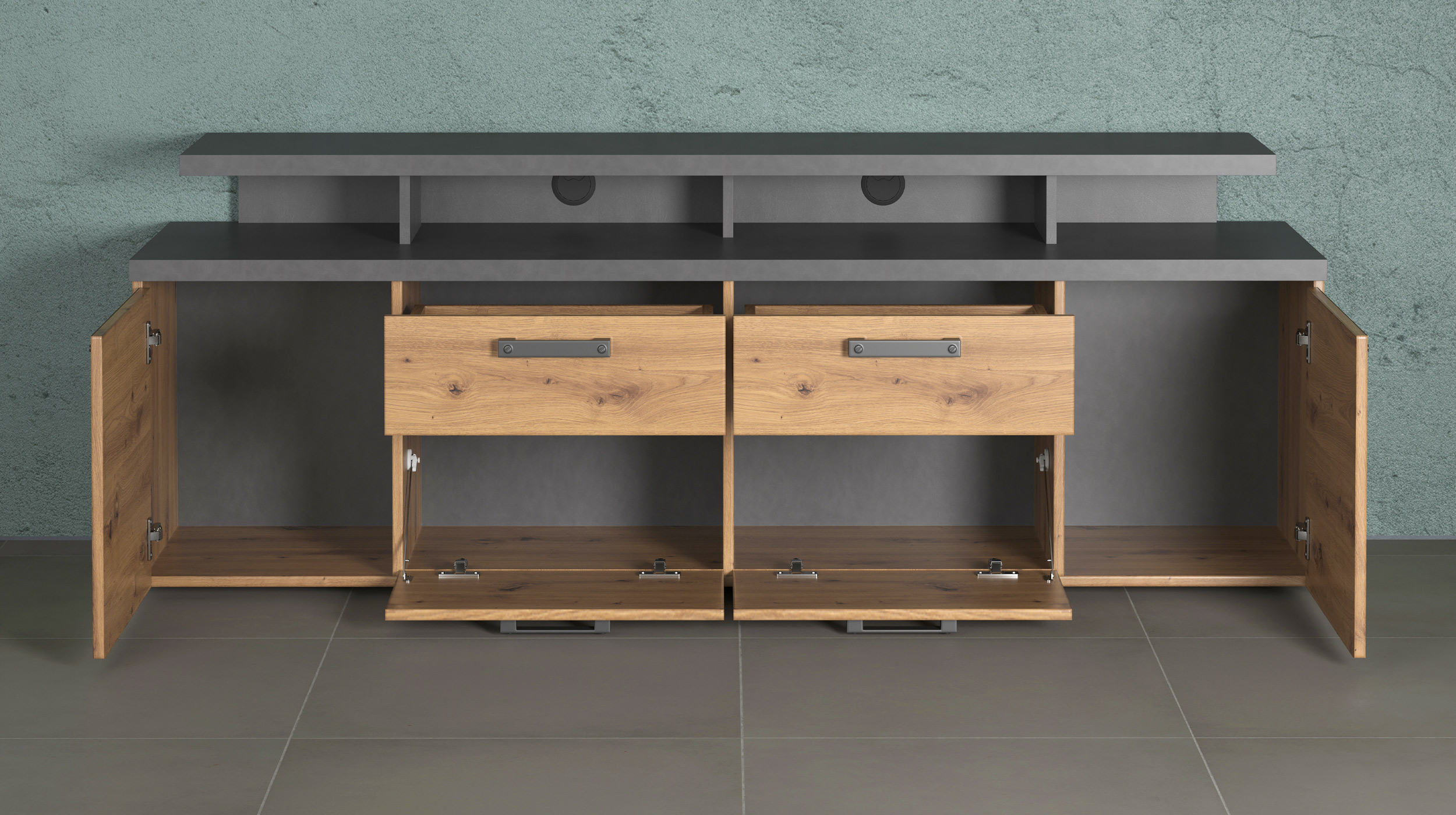 TV-Lowboard Artisan Eiche 180 cm - FOLLOW