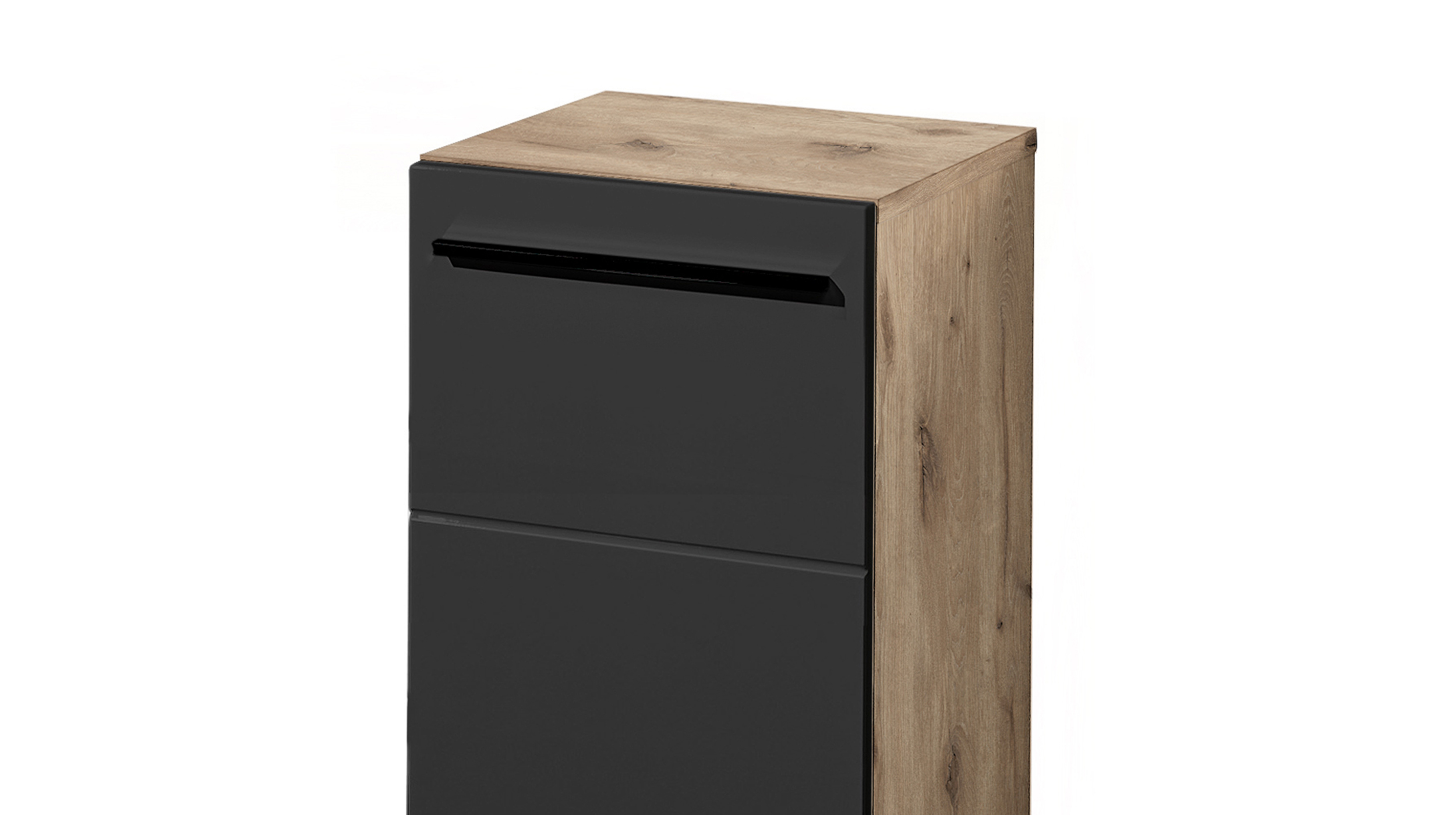 Bad Unterschrank schwarz - Viking Oak 34 cm - VISTA