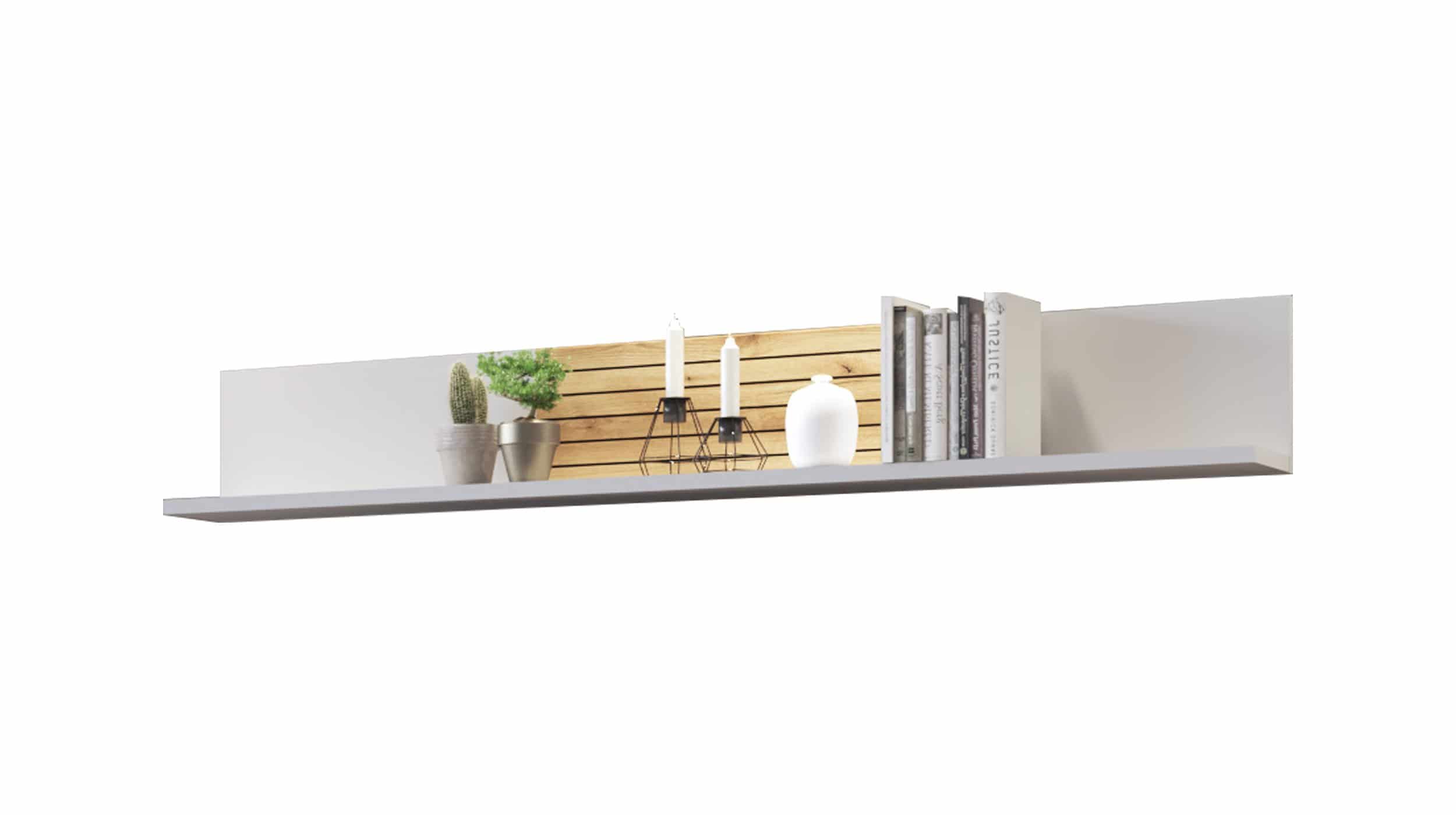 Wandboard lichtgrau - Coast Evoke Eiche 160 cm - ALVERNO Wandboard lichtgrau - Coast Evoke Eiche 160 cm - ALVERNO