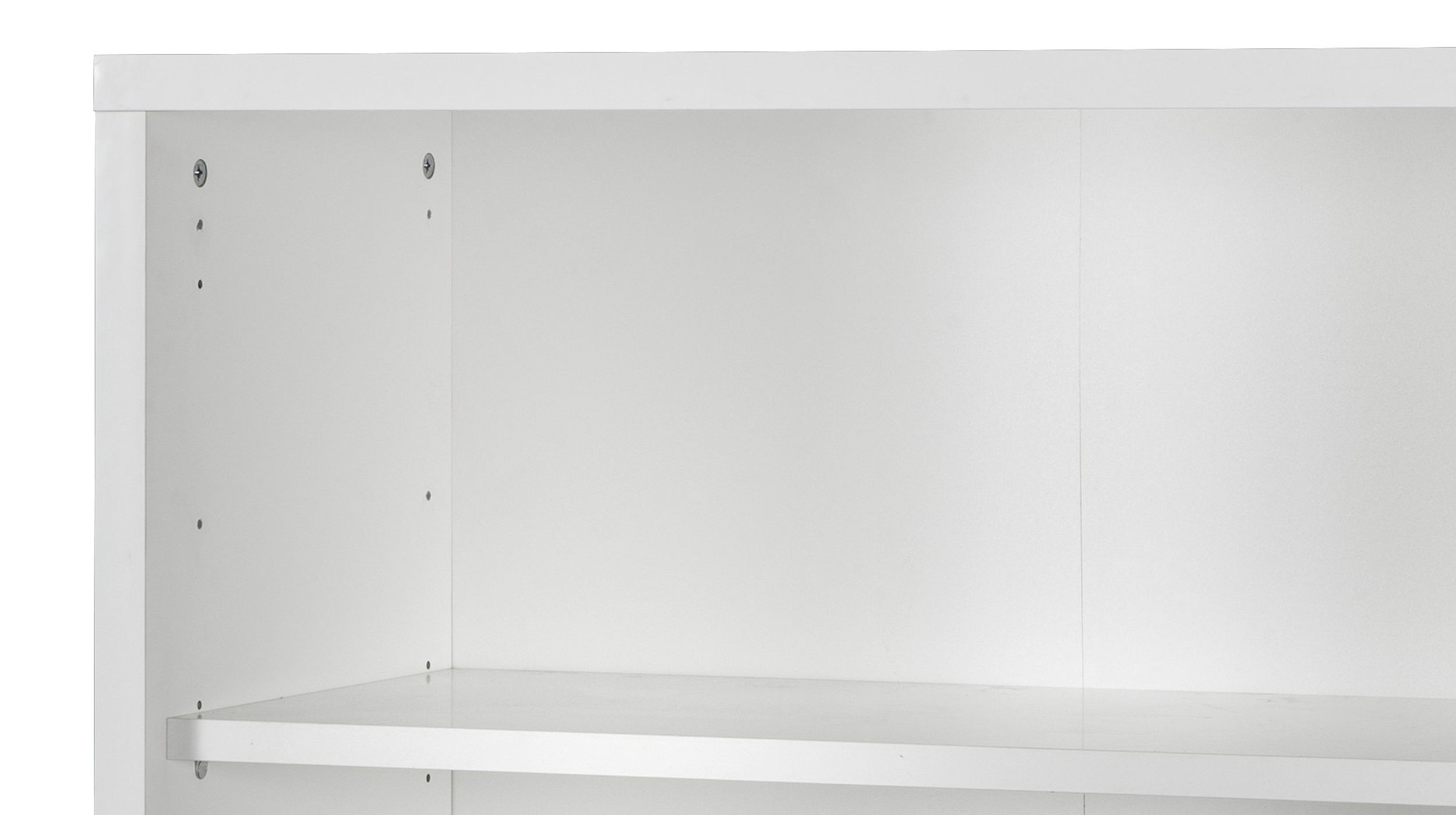 Bücherregal Büroregal weiß hochglanz 82 x 112 cm - DISEGNO