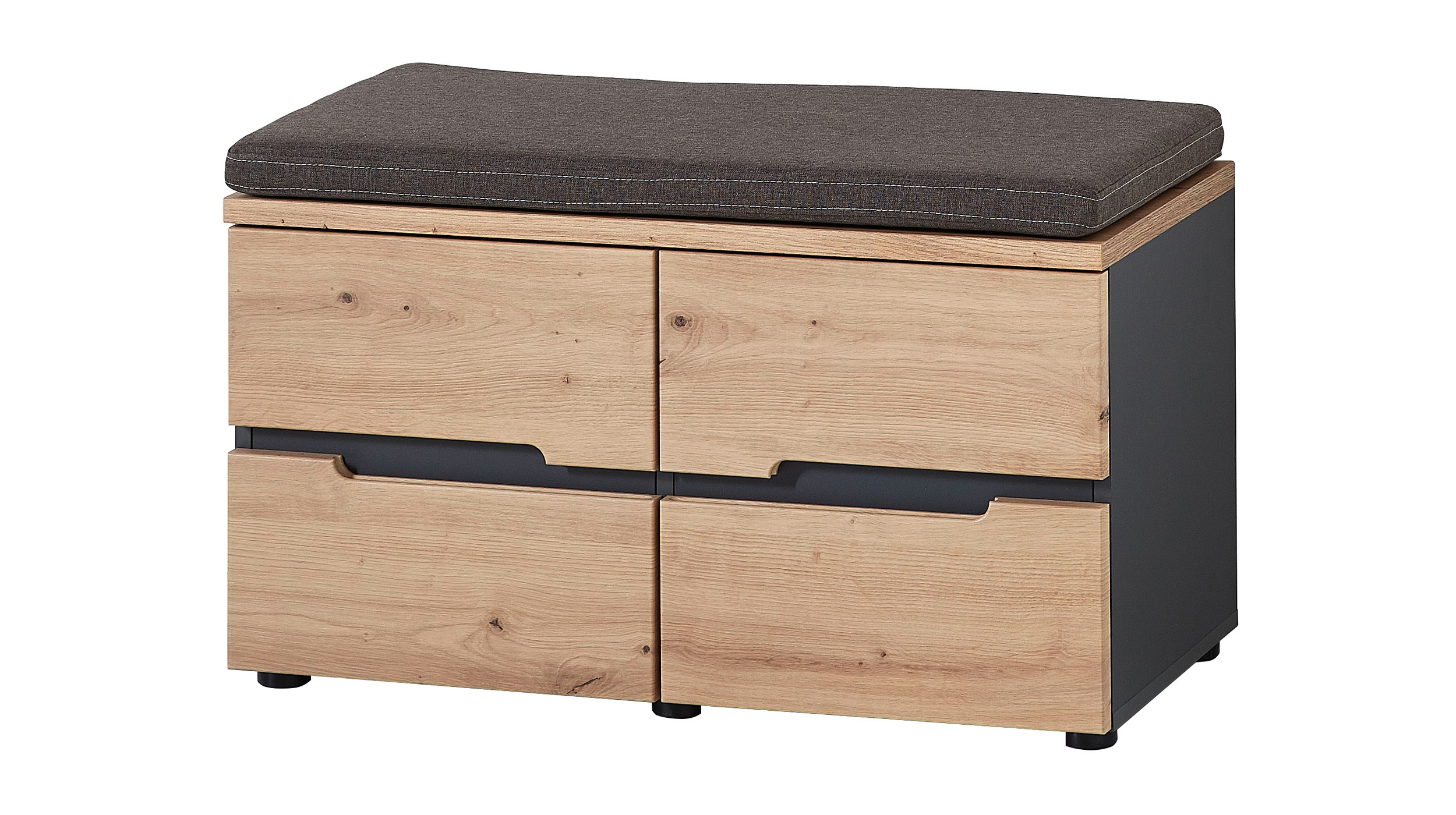 Garderobenbank mit Stauraum Artisan Eiche 80 cm - MEMPHIS Garderobenbank mit Stauraum Artisan Eiche 80 cm - MEMPHIS