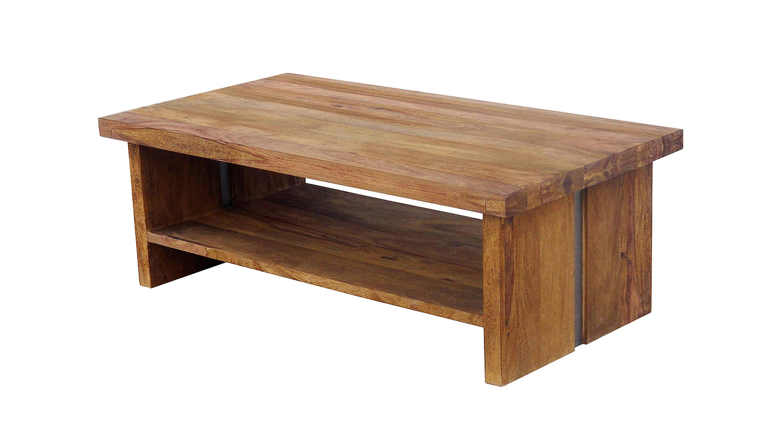 Couchtisch Massivholz Sheesham 130 x 70 cm - SENSO Couchtisch Massivholz Sheesham 130 x 70 cm - SENSO
