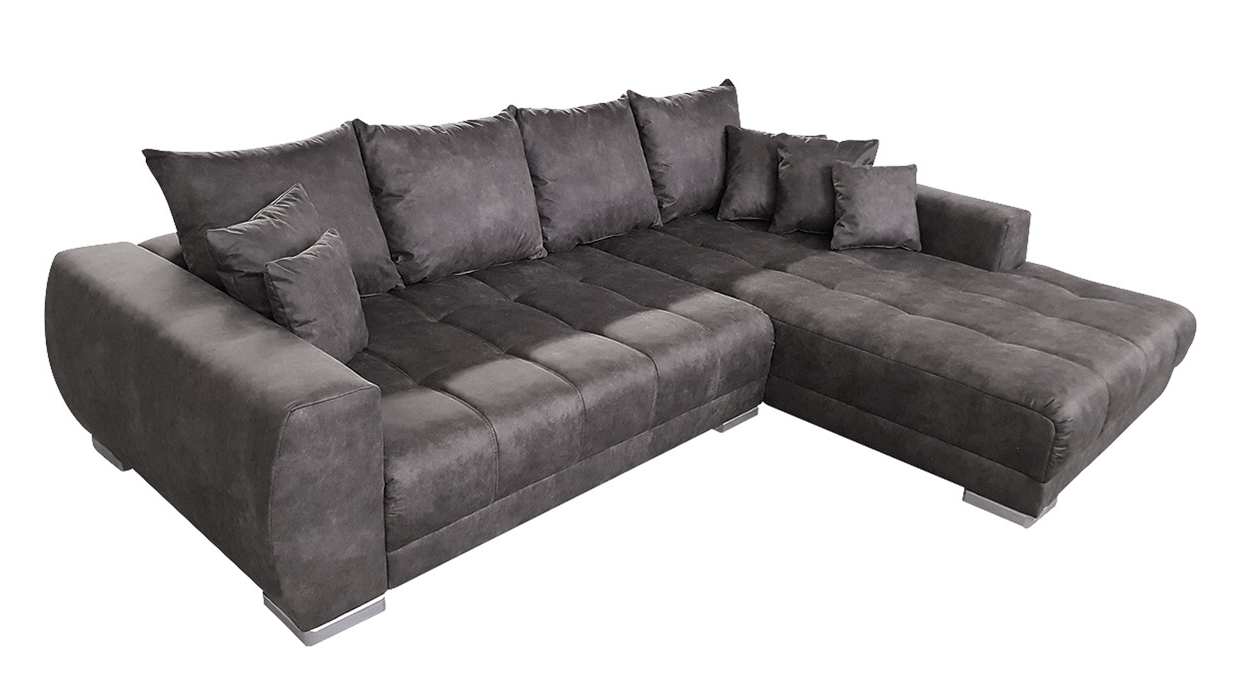 Ecksofa grau-braun 300 x 215 cm - ARTEMIS Ecksofa braun 300 x 215 cm - ARTEMIS