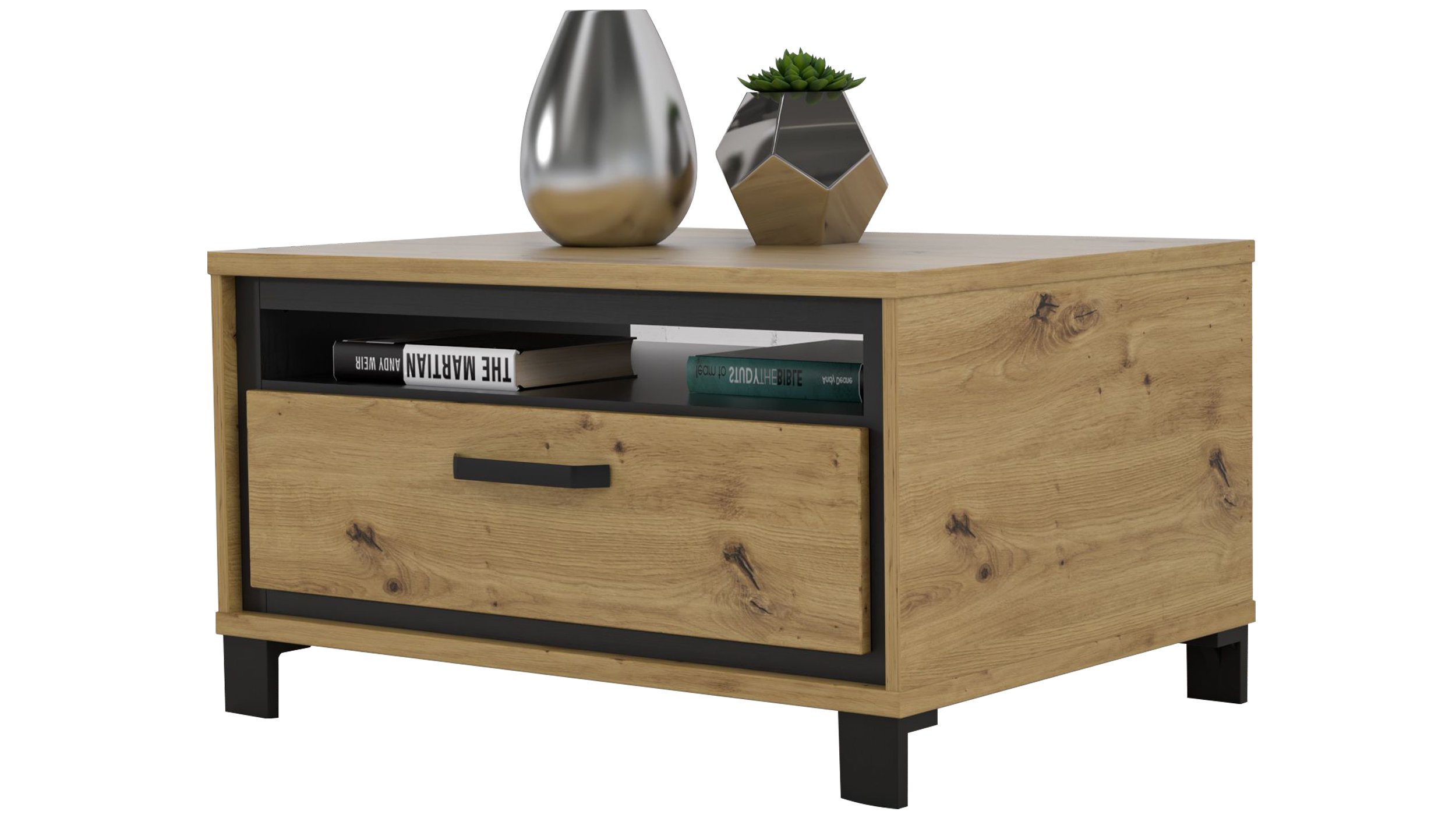 Couchtisch mit Schublade Artisan Eiche - TRONDHEIM Couchtisch mit Schublade Artisan Eiche - TRONDHEIM