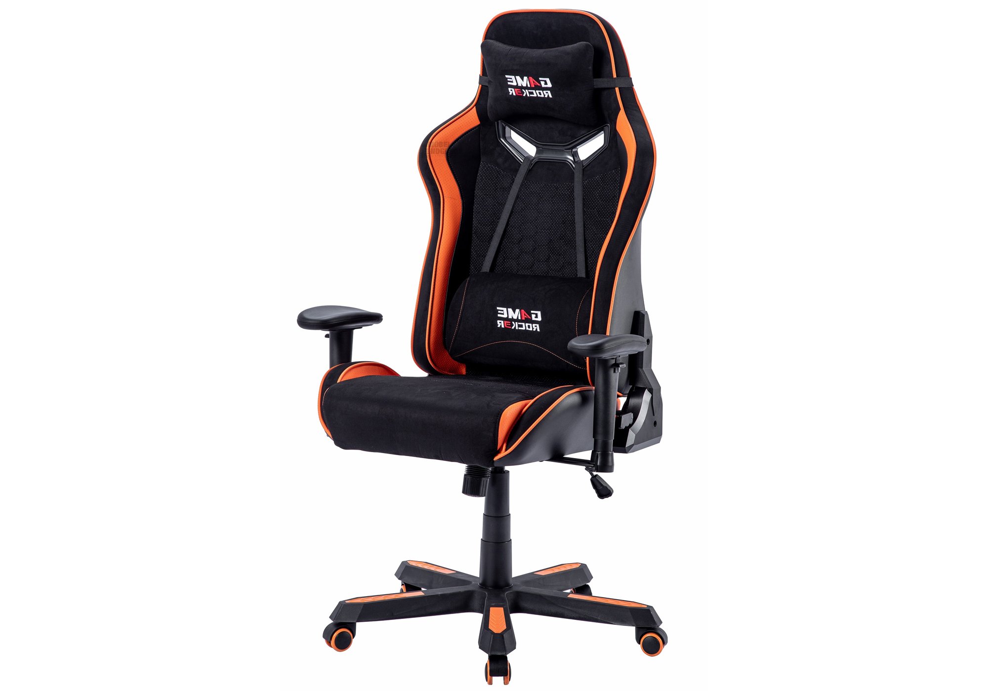 Gaming Stuhl schwarz - orange verstellbar - GAME ROCKER Gaming Stuhl schwarz - orange verstellbar - GAME ROCKER