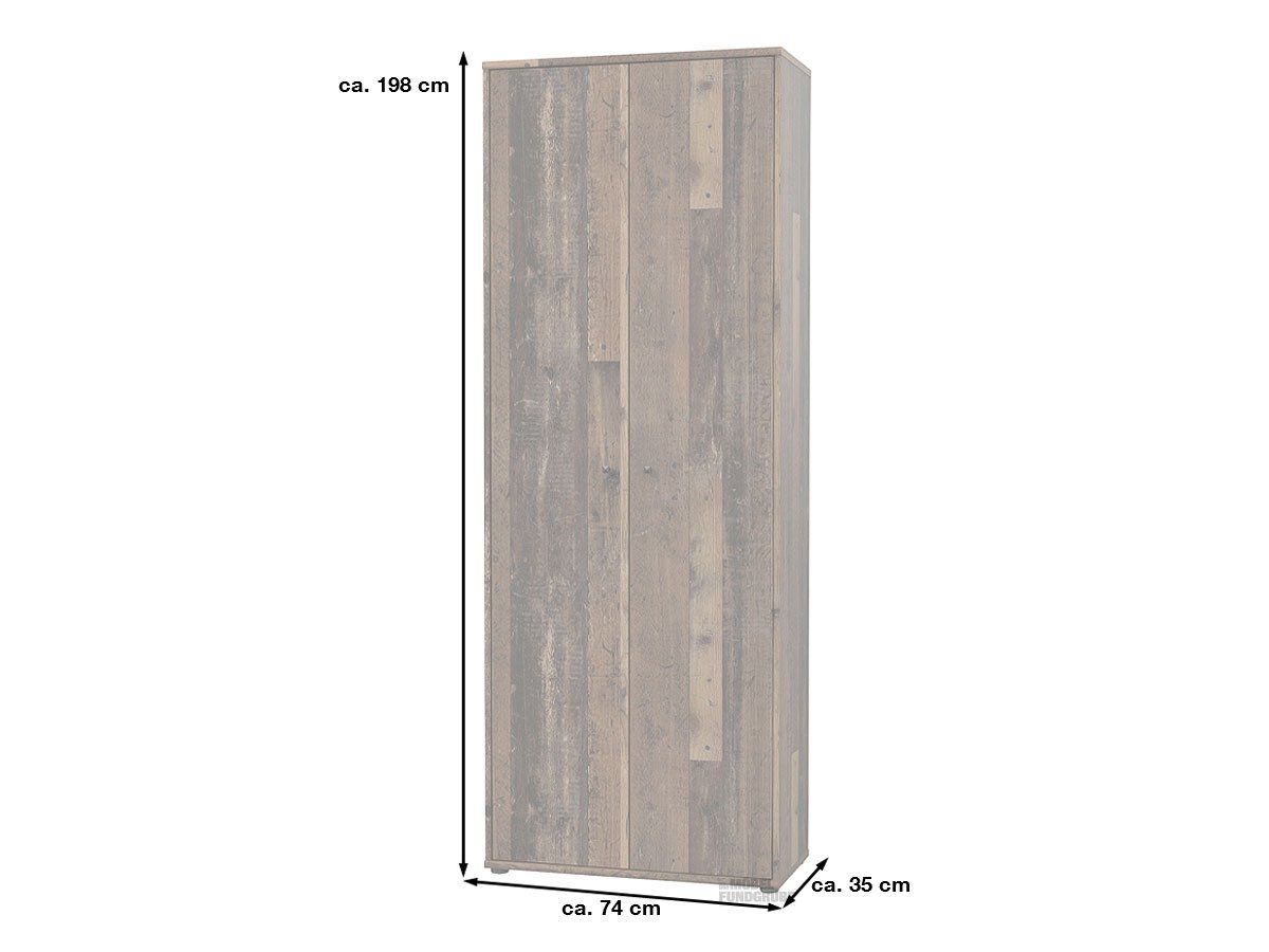 Mehrzweckschrank Old Wood 74 x 35 cm - TEMPRA