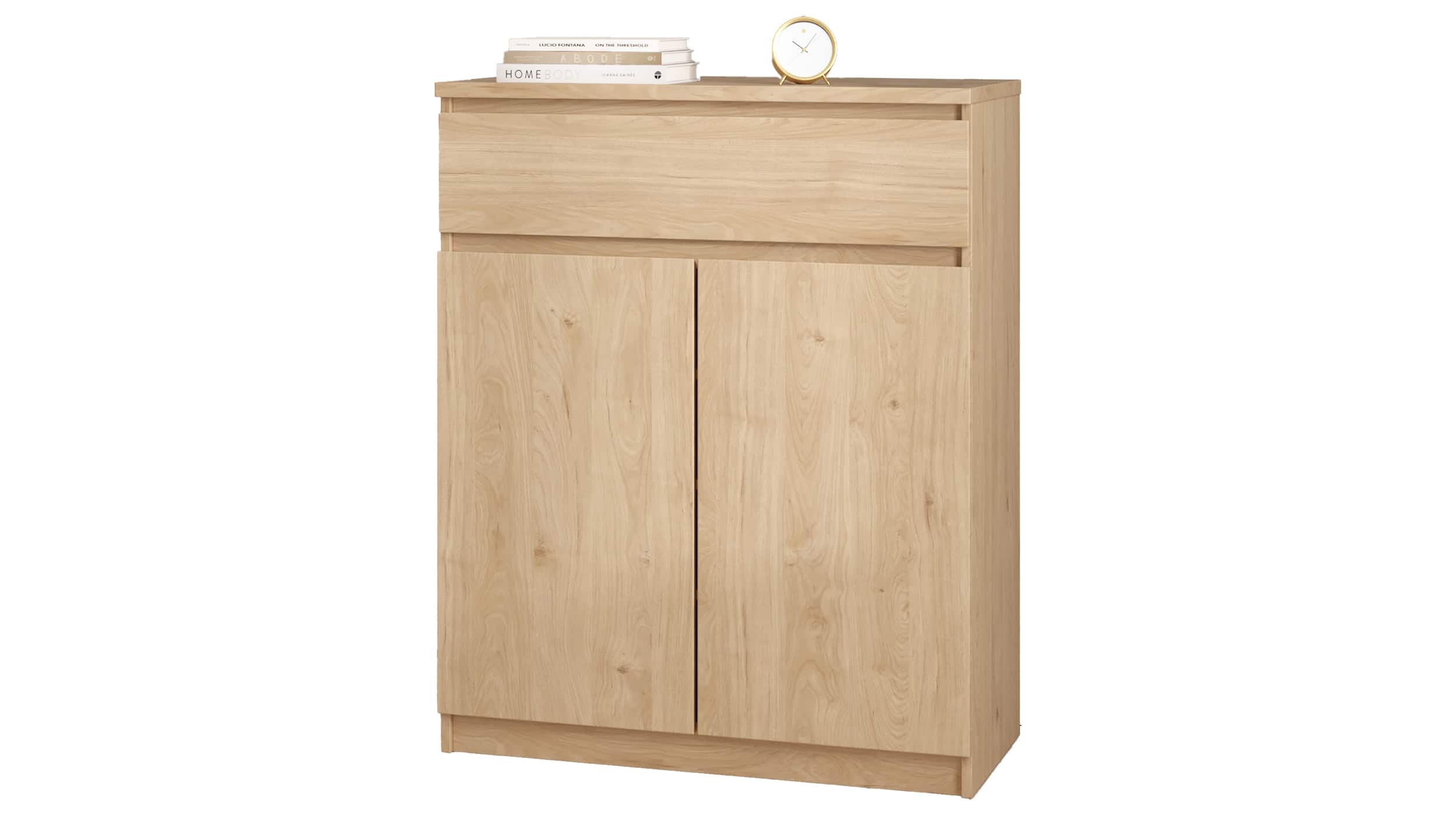 Kommode mit 1 Schublade Jackson Hickory 80 cm - NAIA Kommode mit 1 Schublade Jackson Hickory 80 cm - NAIA