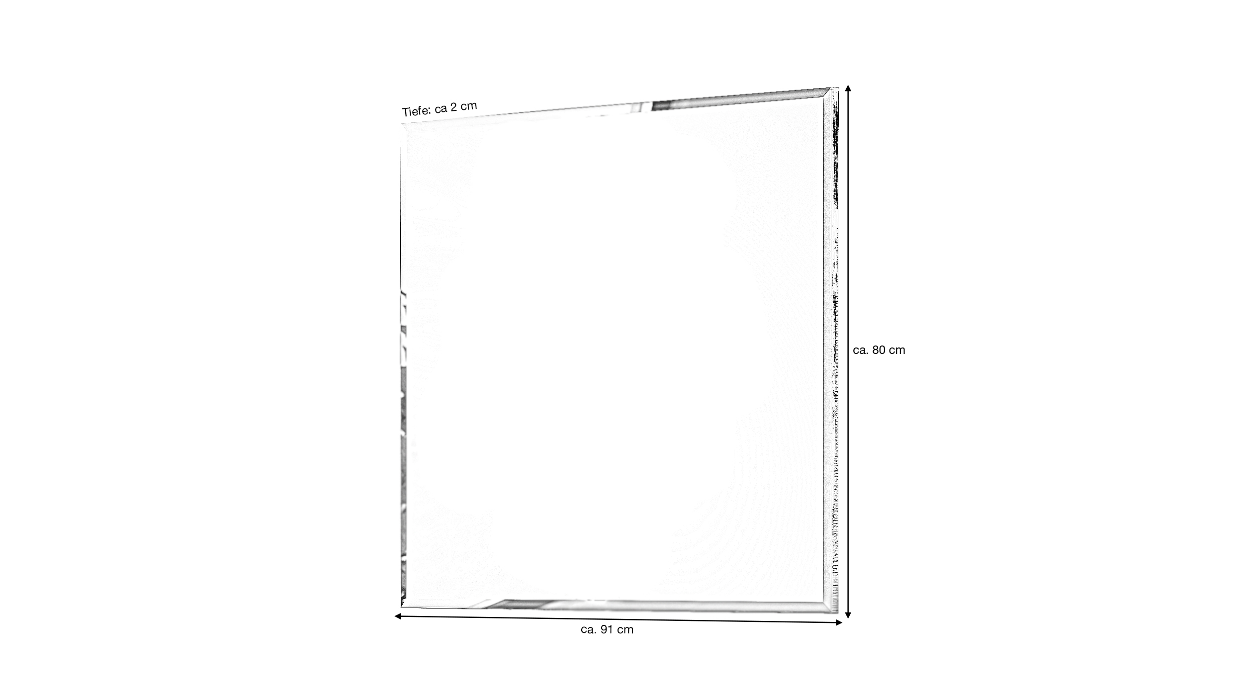 Wandspiegel Evoke Eiche 91 x 80 cm - JARON