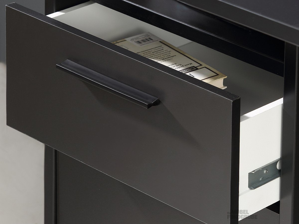 Gaming Tisch 160 cm Computerschreibtisch schwarz - TEZAUR