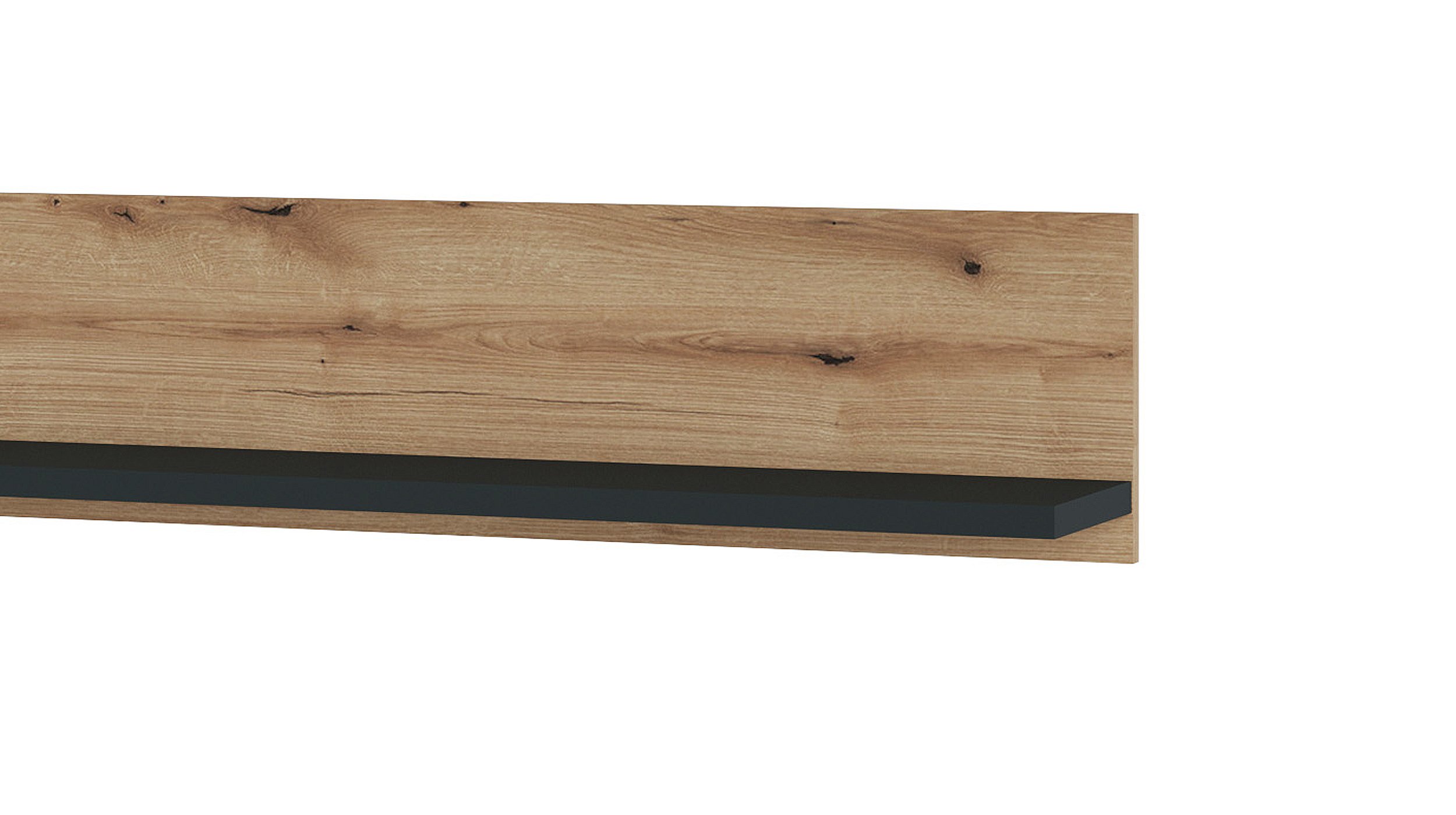 Wandboard Coast Evoke Eiche - grau 160 cm - CORTE