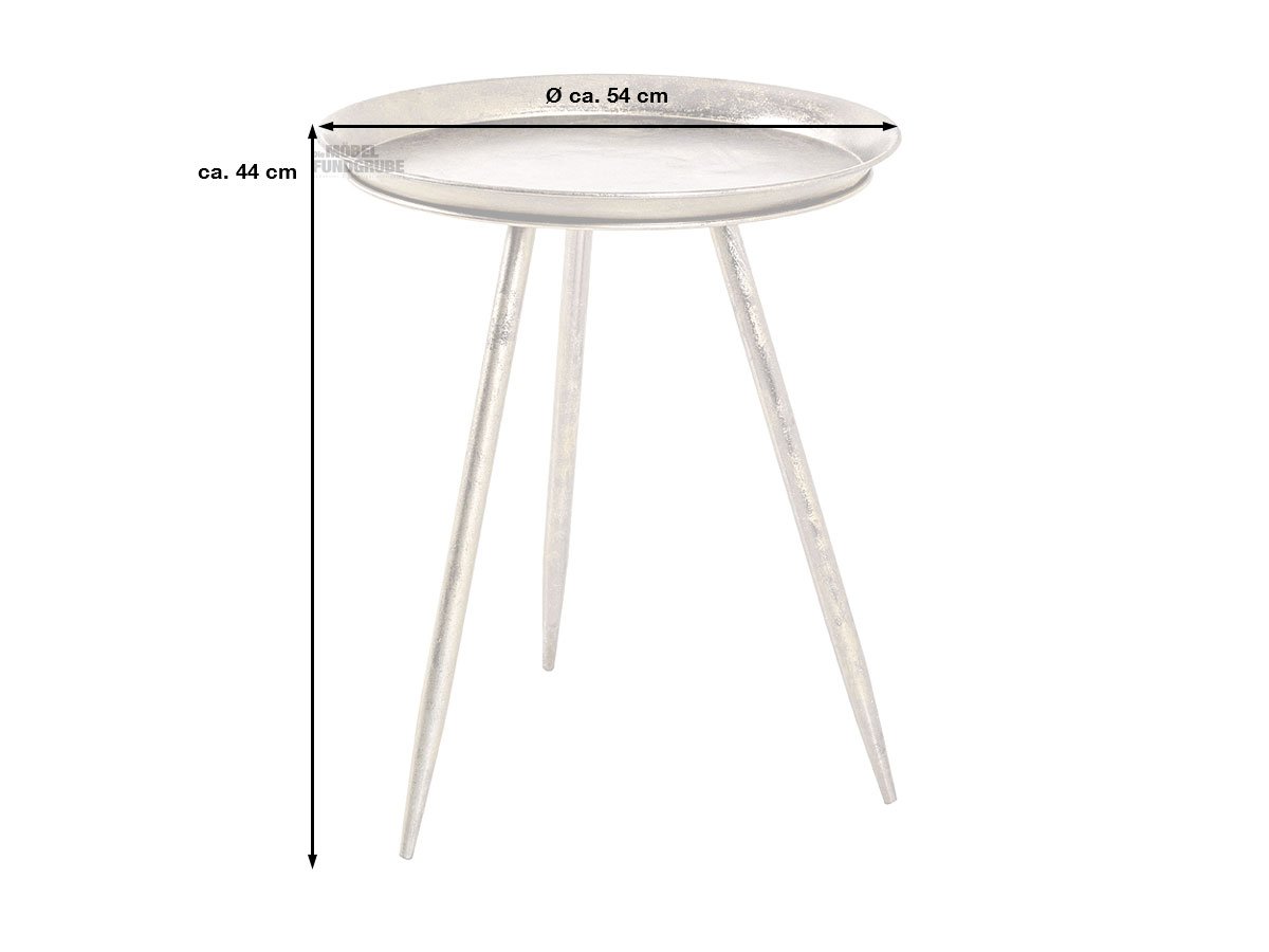 Beistelltisch Metall bronze 54 cm - HANS