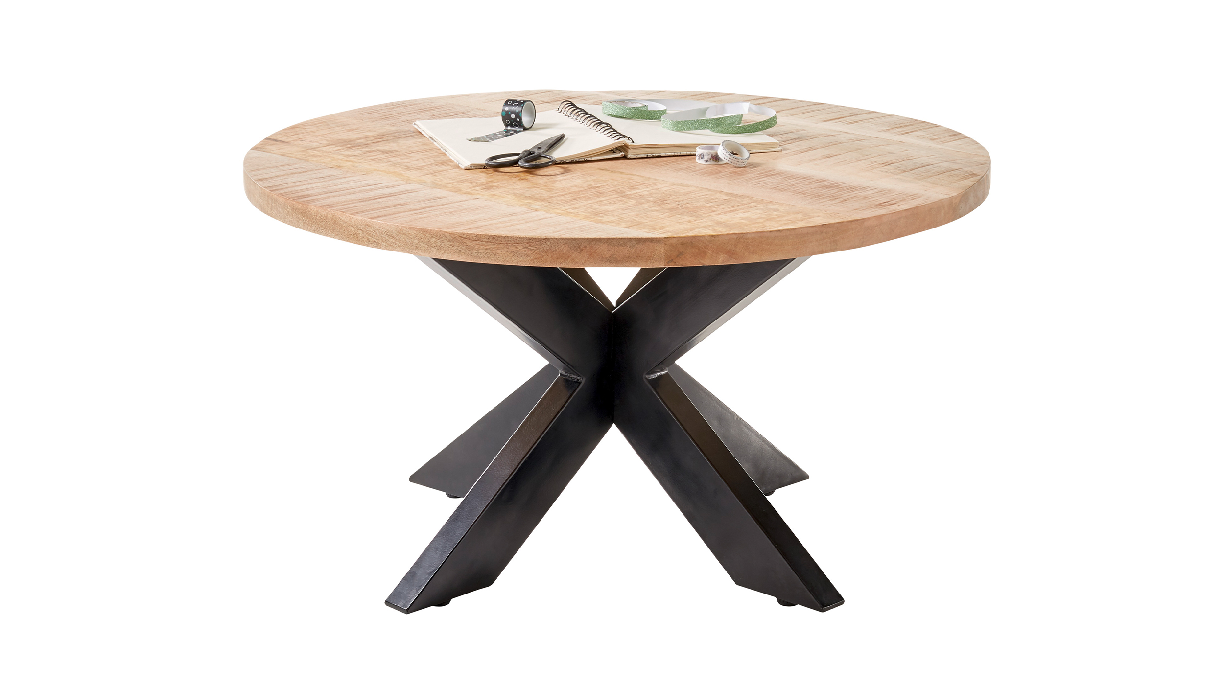 Couchtisch Massivholz rund - 80 x 80 cm - Mango - ACE Couchtisch Massivholz Mango 80 x 80 cm rund - ACE
