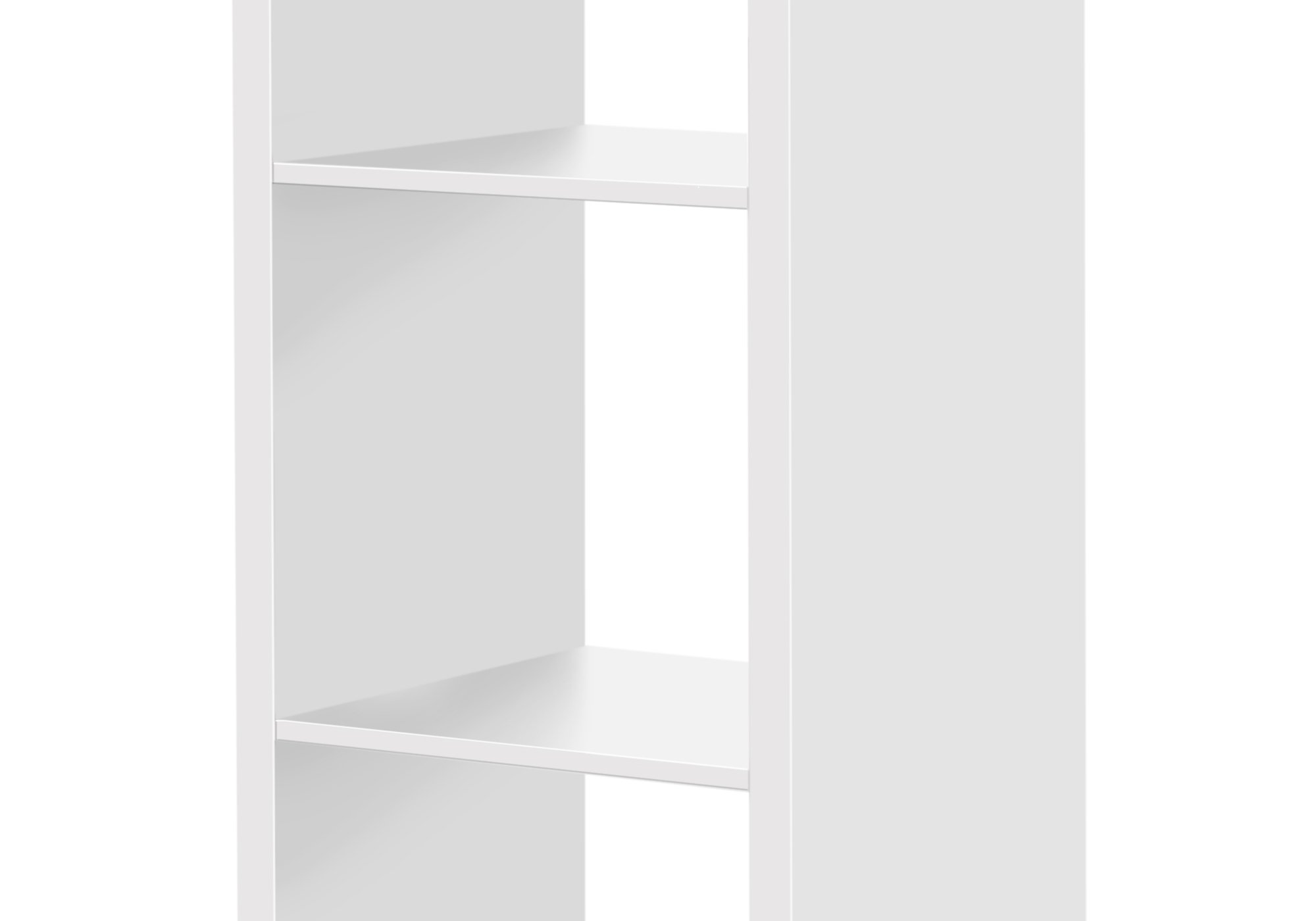 Standregal weiß 39 x 141 cm - 4 Fächer - MAX