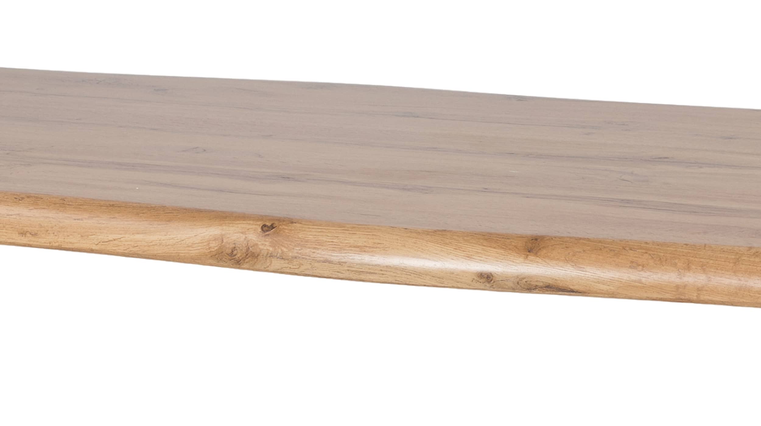 Esstisch Baumkantentisch 180 x 90 cm Wildeiche - LENIA