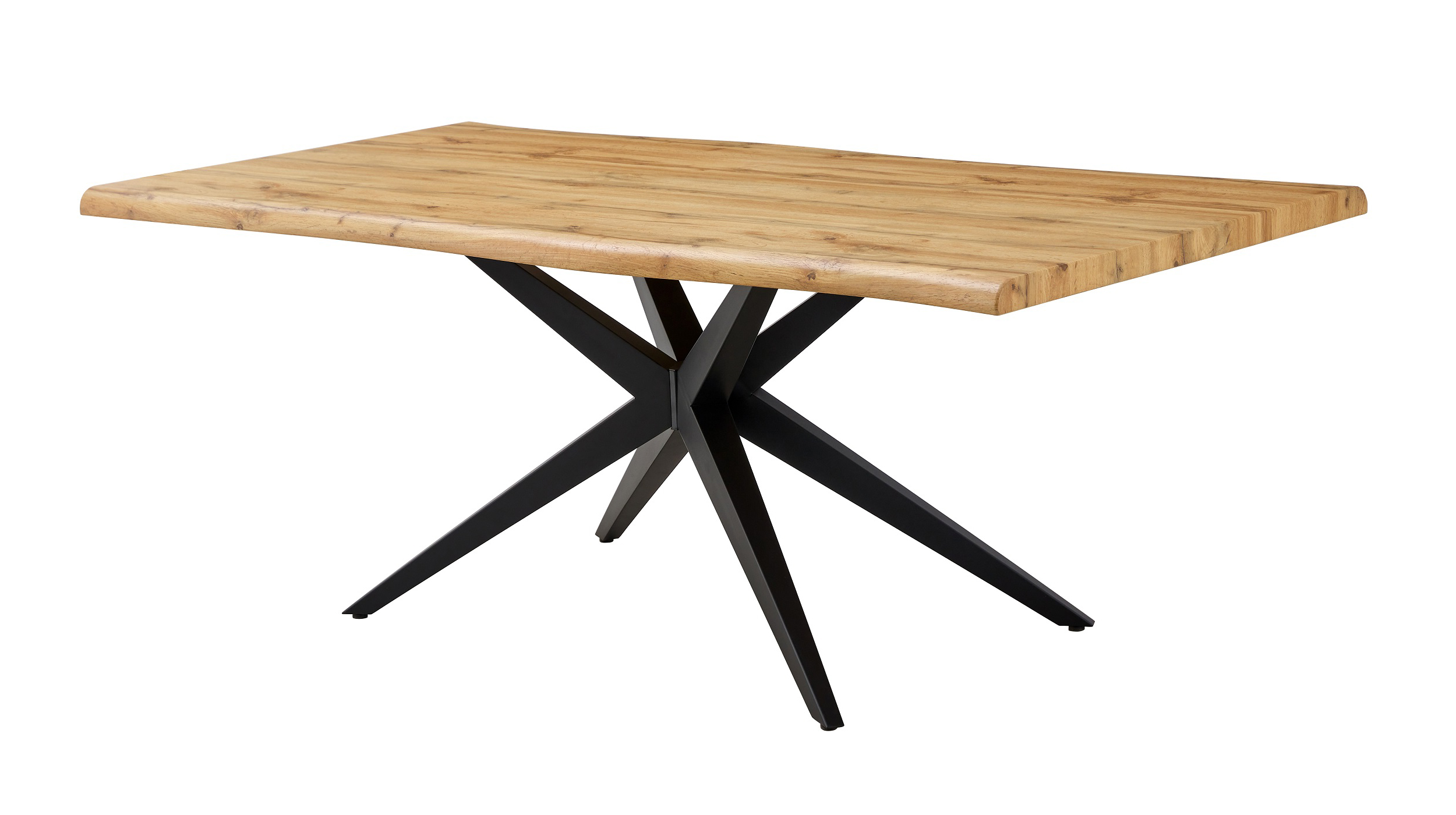 Esstisch 200 x 100 cm Wildeiche Holzdekor - AMARA Esstisch 200 x 100 cm Wildeiche Holzdekor - AMARA