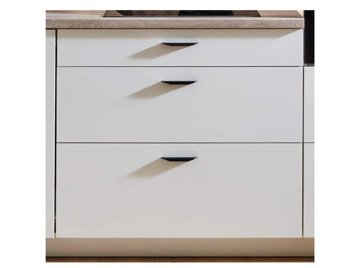 Küchenzeile 330 cm - inkl. Elektrogeräte - Küchenfronten matt - SENSO
