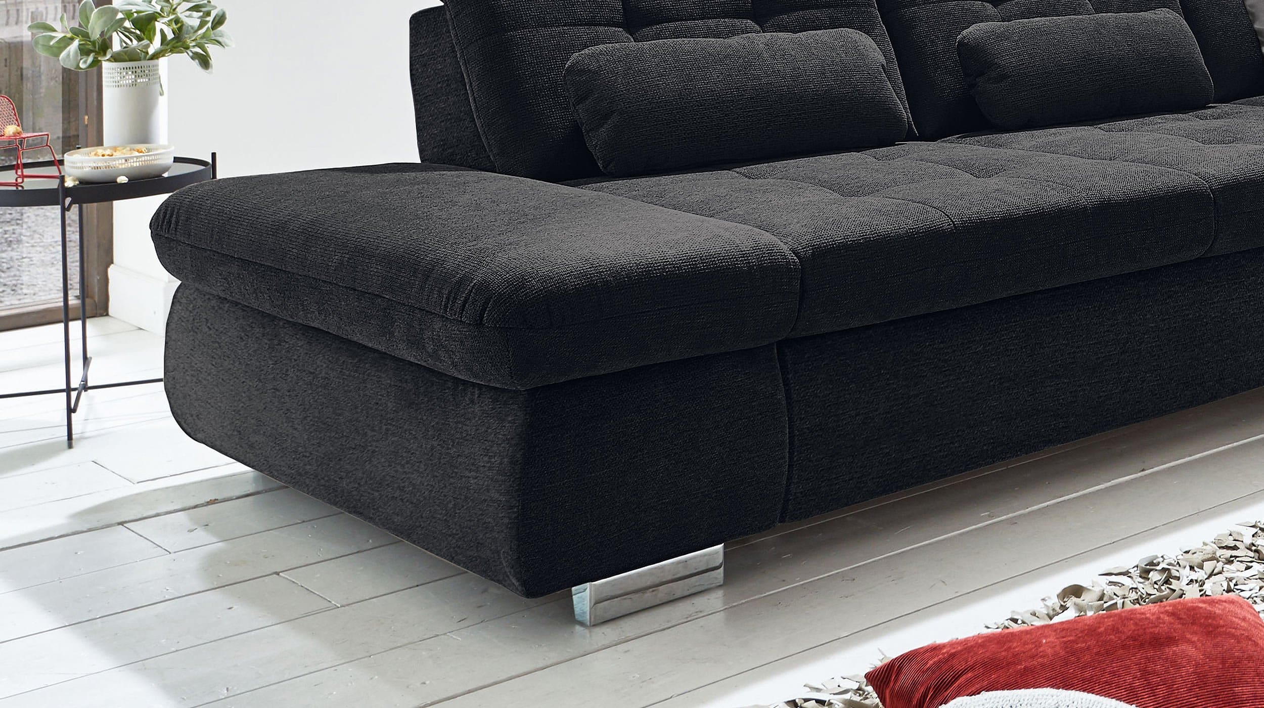 Couchliebe® Wohnlandschaft planbar - schwarz - Basis Version - VITTORIA