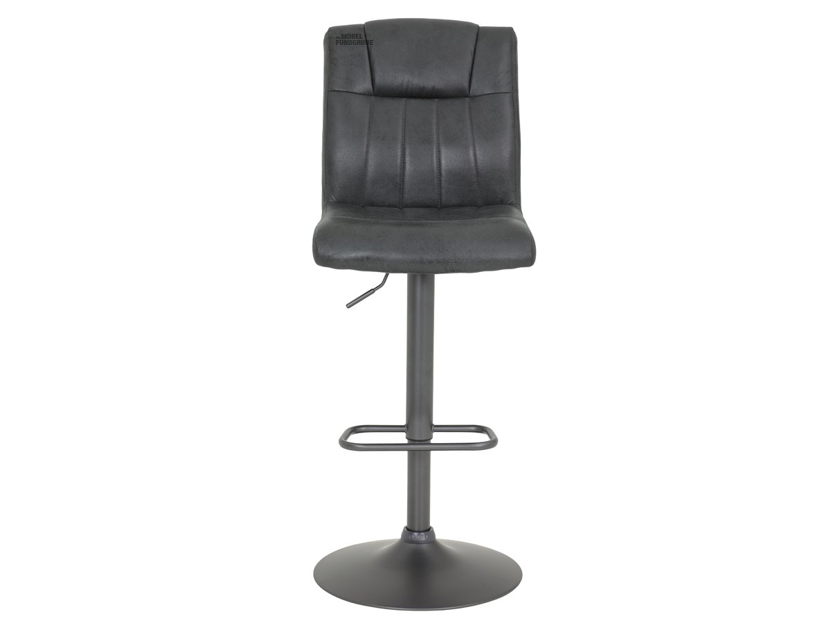 Barhocker Vintage anthrazit höhenverstellbar - ELKE