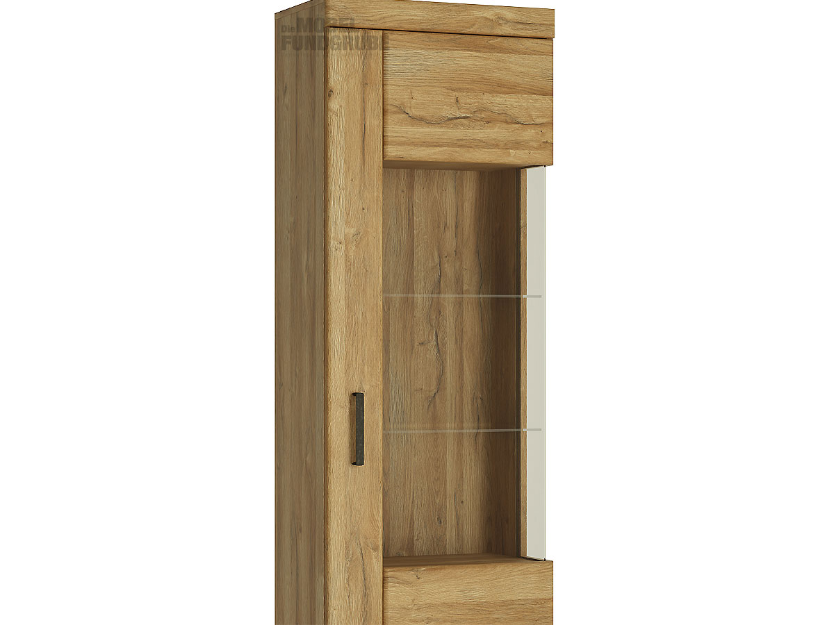 Vitrine Grandson Eiche 58 cm 1-türig - CORTINA