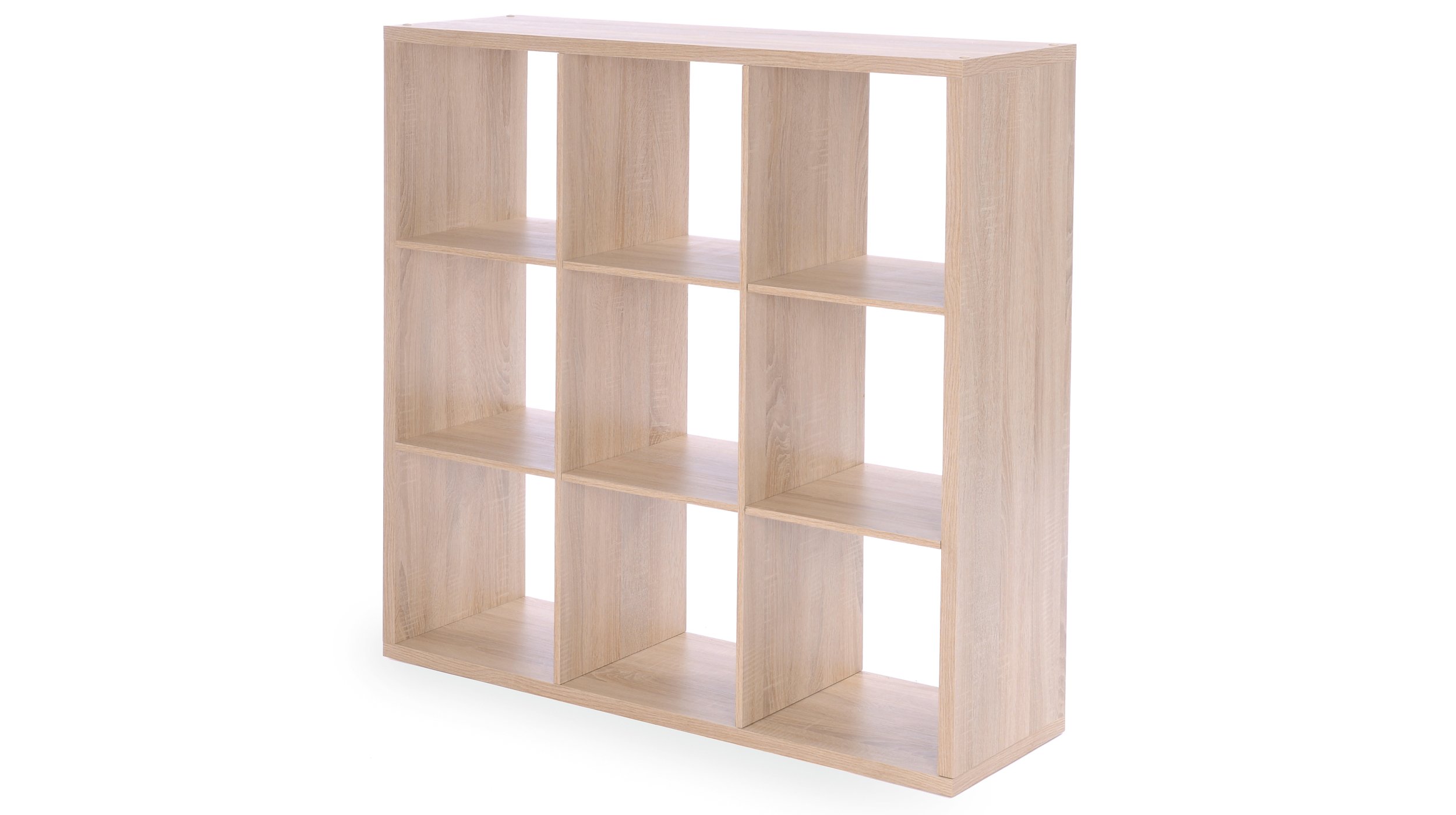 Standregal Sonoma Eiche 107 x 107 cm - 9 Fächer - MAX Standregal Sonoma Eiche 107 x 107 cm - 9 Fächer - MAX