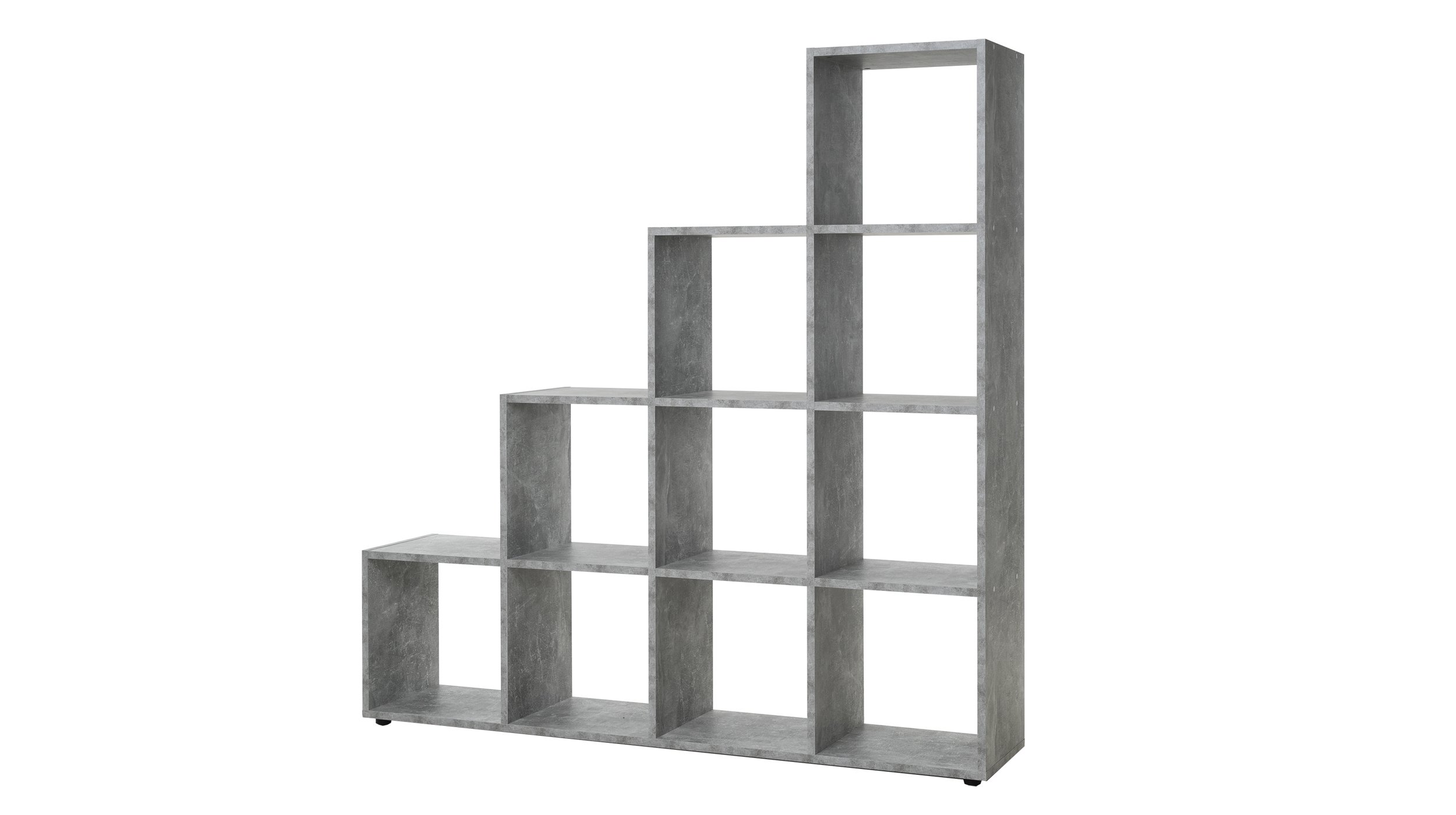 Raumteiler Regal Betonoptik 155 x 156 cm - BERGAMO Raumteiler Regal Betonoptik 155 x 156 cm - BERGAMO