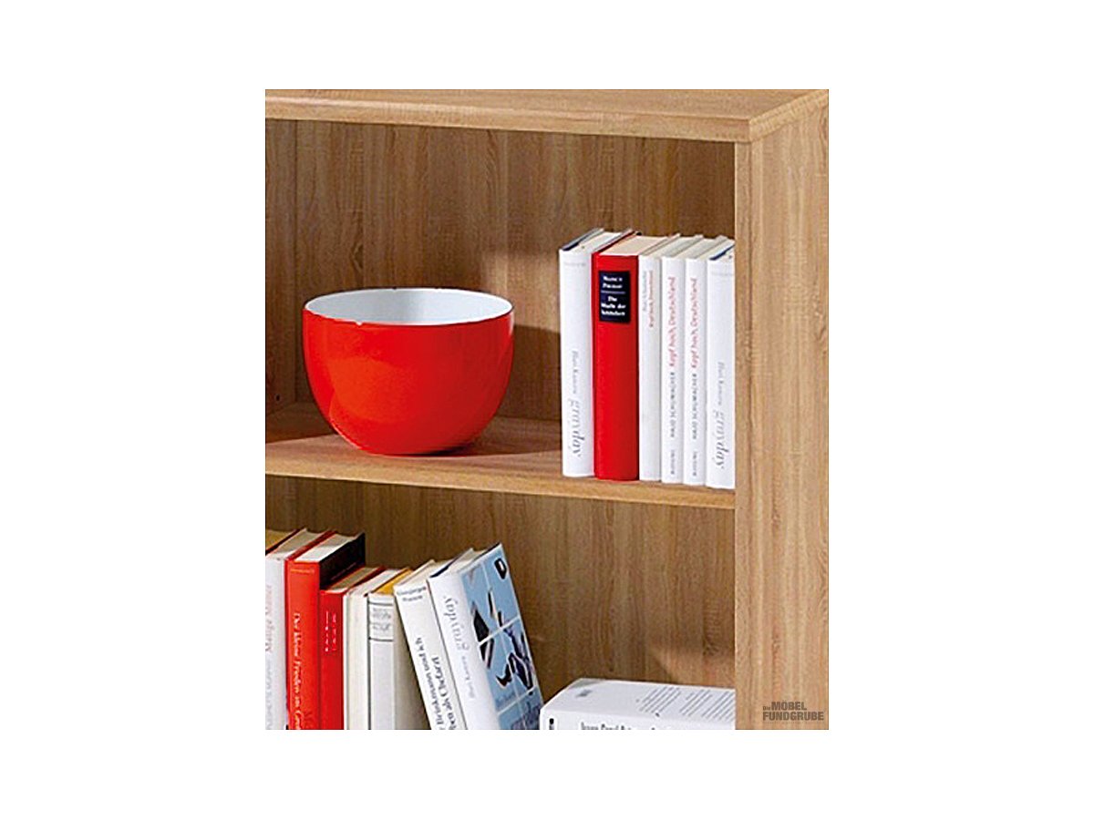 Bücherregal Standregal Sonoma Eiche 60 x 78 cm - 1 Einlegeboden - LILLY