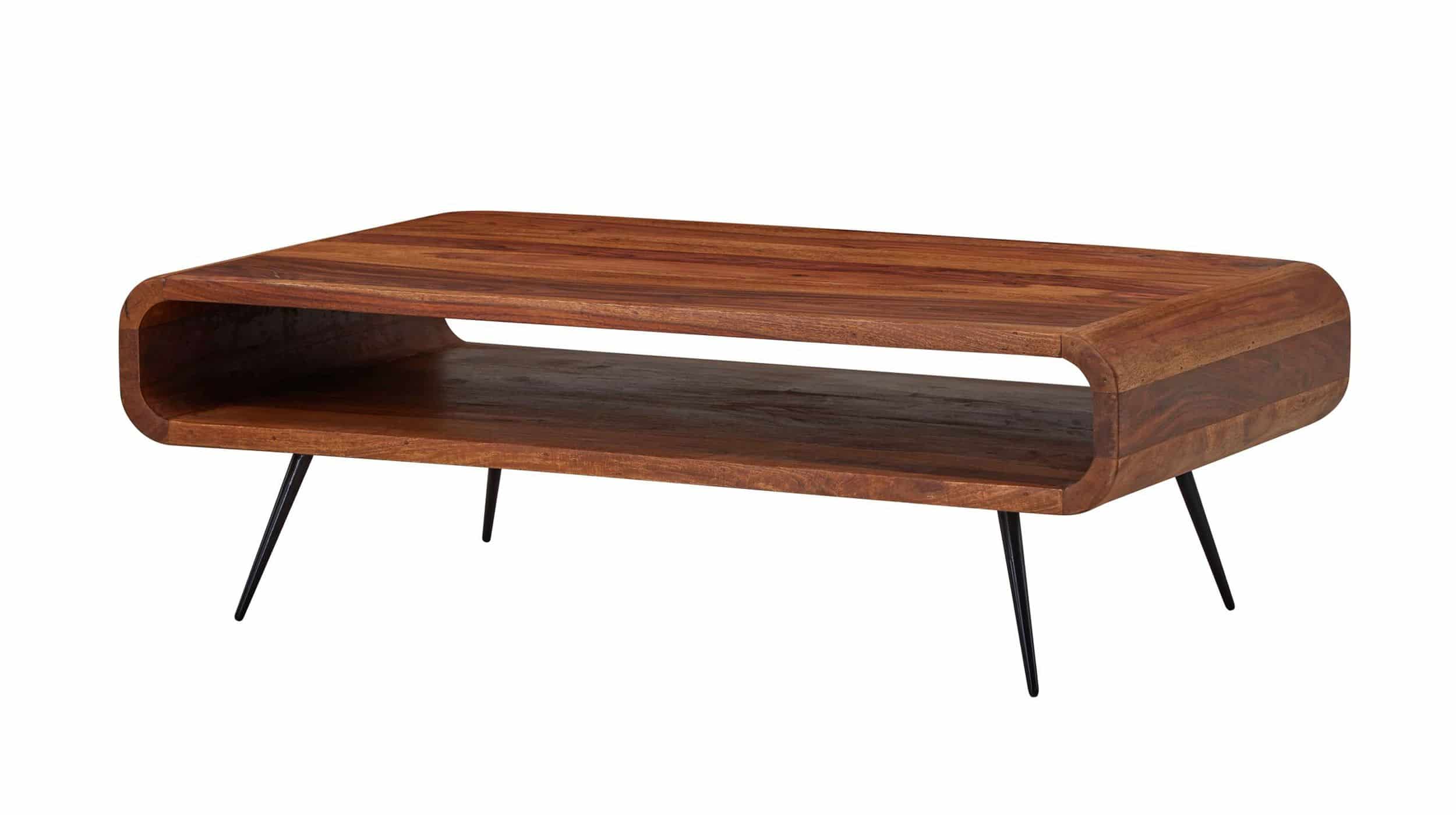 Couchtisch Sheesham massiv gebeizt - 90 x 55 cm - RAYNE Couchtisch Sheesham massiv gebeizt - 90 x 55 cm - RAYNE