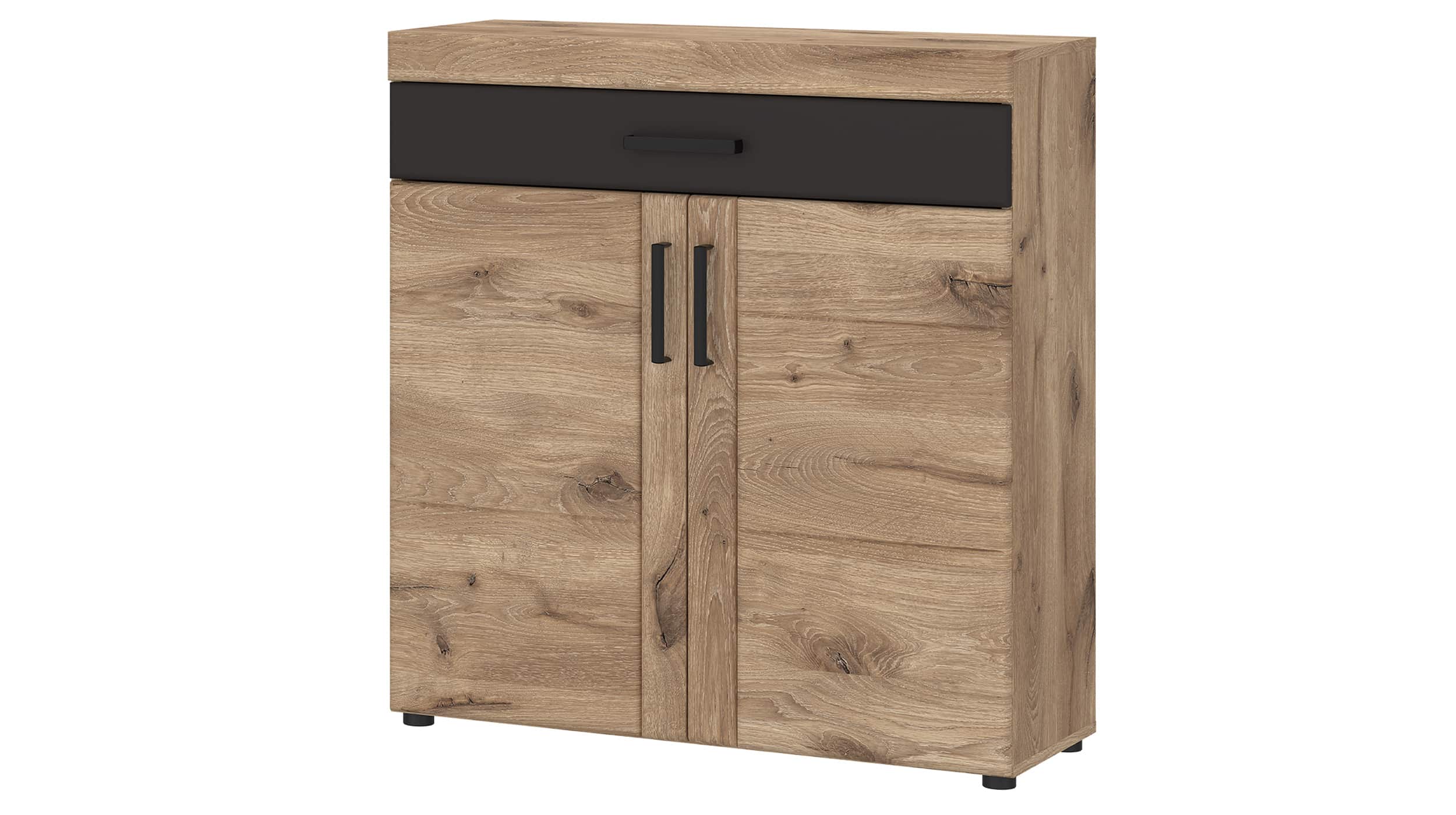 Schuhschrank Viking Eiche - grau 93 x 100 cm - GRANO Schuhschrank Viking Eiche - grau 93 x 100 cm - GRANO