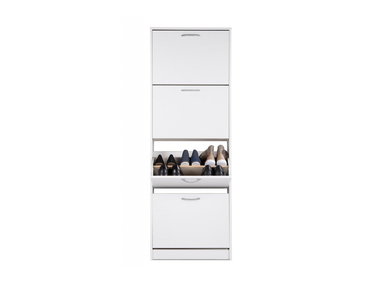 Schuhschrank weiß 58 x 25 cm - MAINZ 2