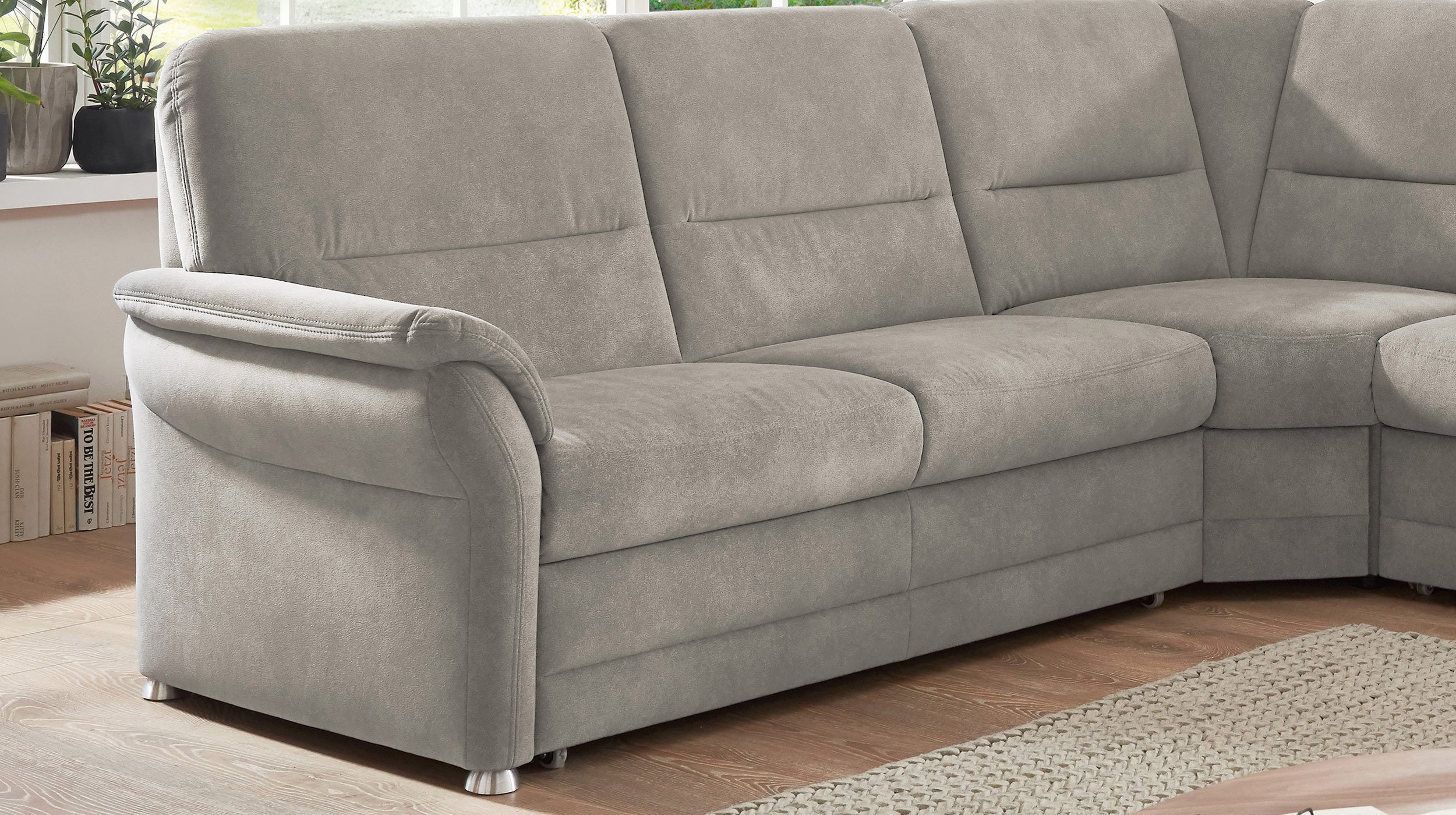 Couchliebe® Wohnlandschaft planbar - saddle alu - Basis Version Q+ - HERMASO