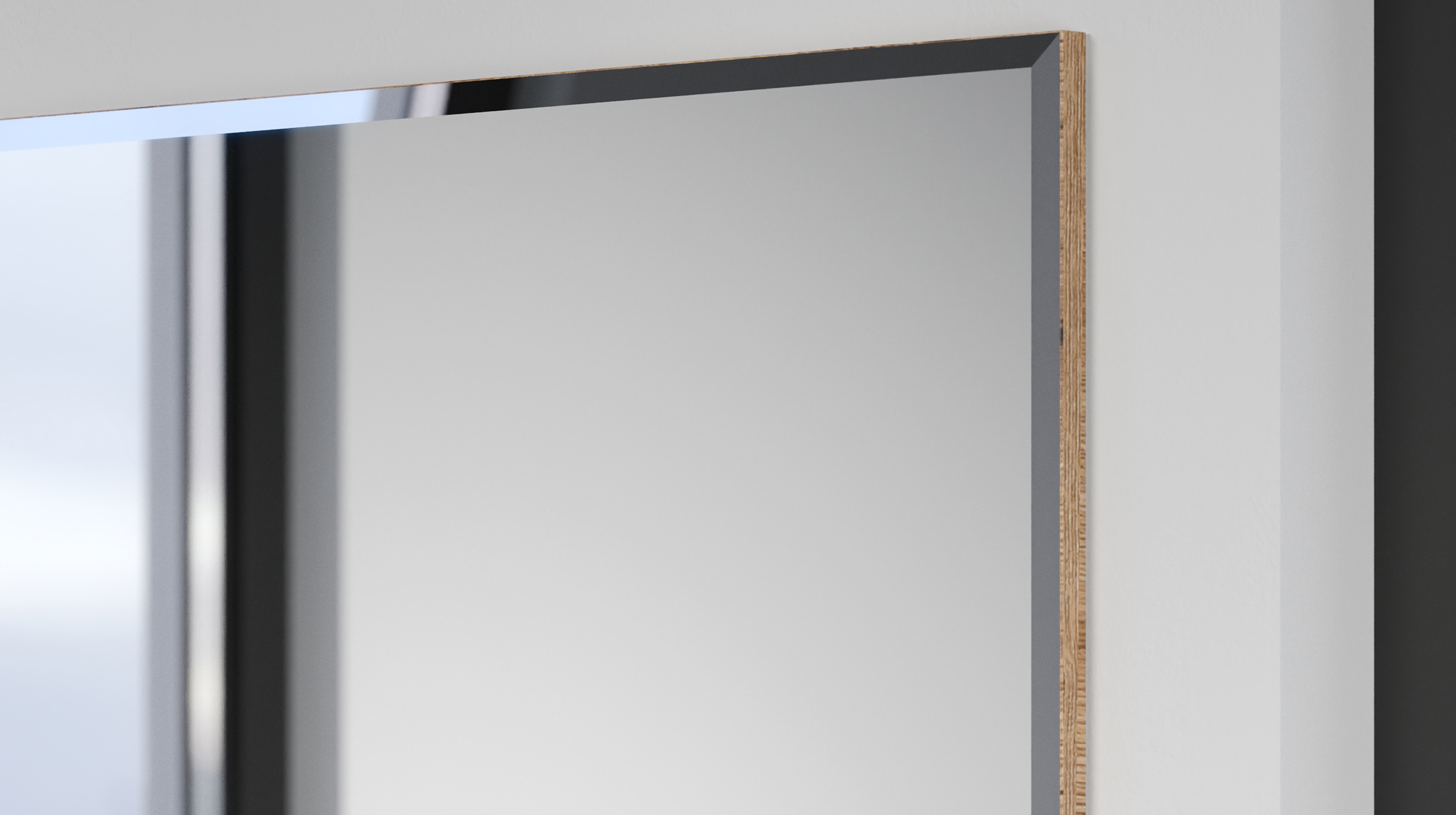 Wandspiegel Evoke Eiche 91 x 80 cm - JARON