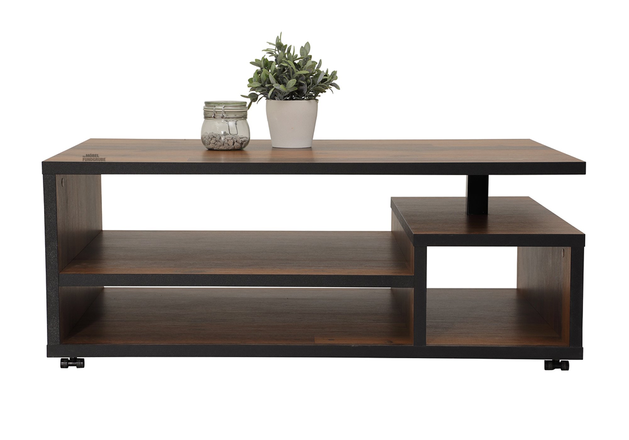 Couchtisch Oldwood - schwarz 106 x 68 cm - EIKE Couchtisch Oldwood - schwarz 106 x 68 cm - EIKE