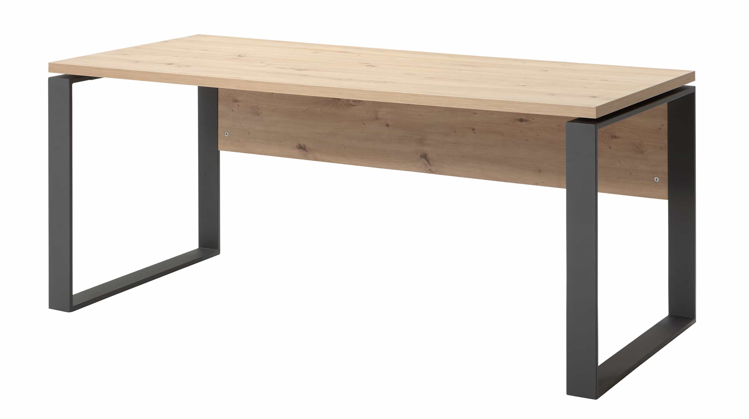 Schreibtisch Artisan Eiche 170 cm Metallgestell - DISEGNO Schreibtisch Artisan Eiche 170 cm Metallgestell- DISEGNO