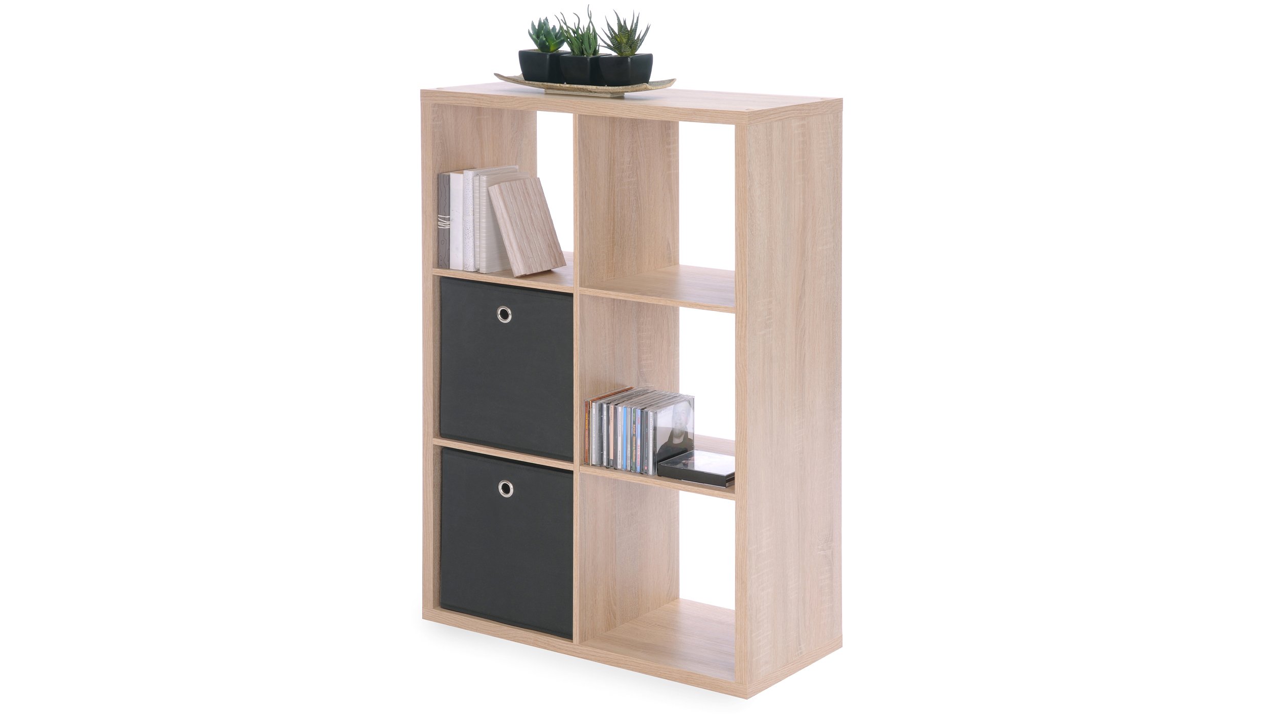Standregal Sonoma Eiche  73 x 107 cm - 6 Fächer - MAX