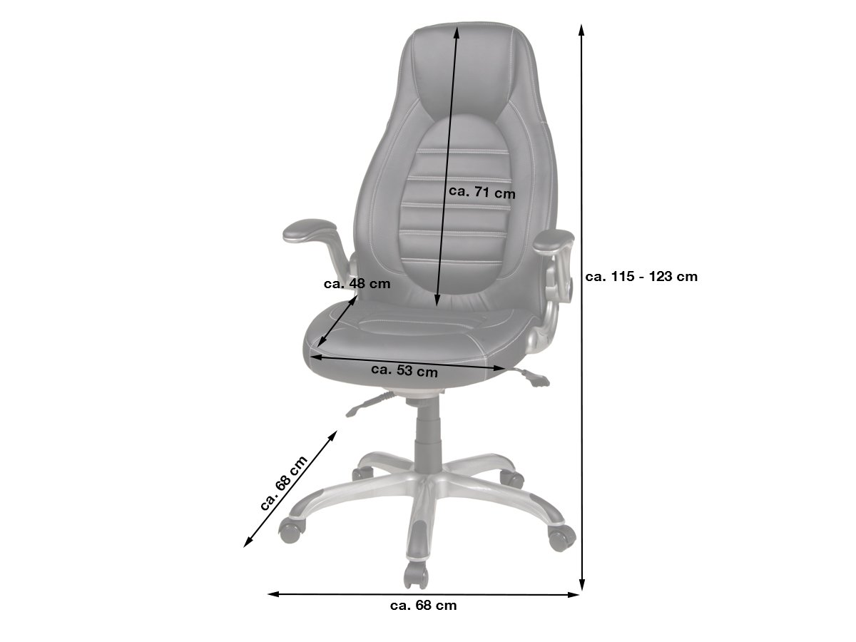 Chefsessel ergonomisch schwarz - SÖREN