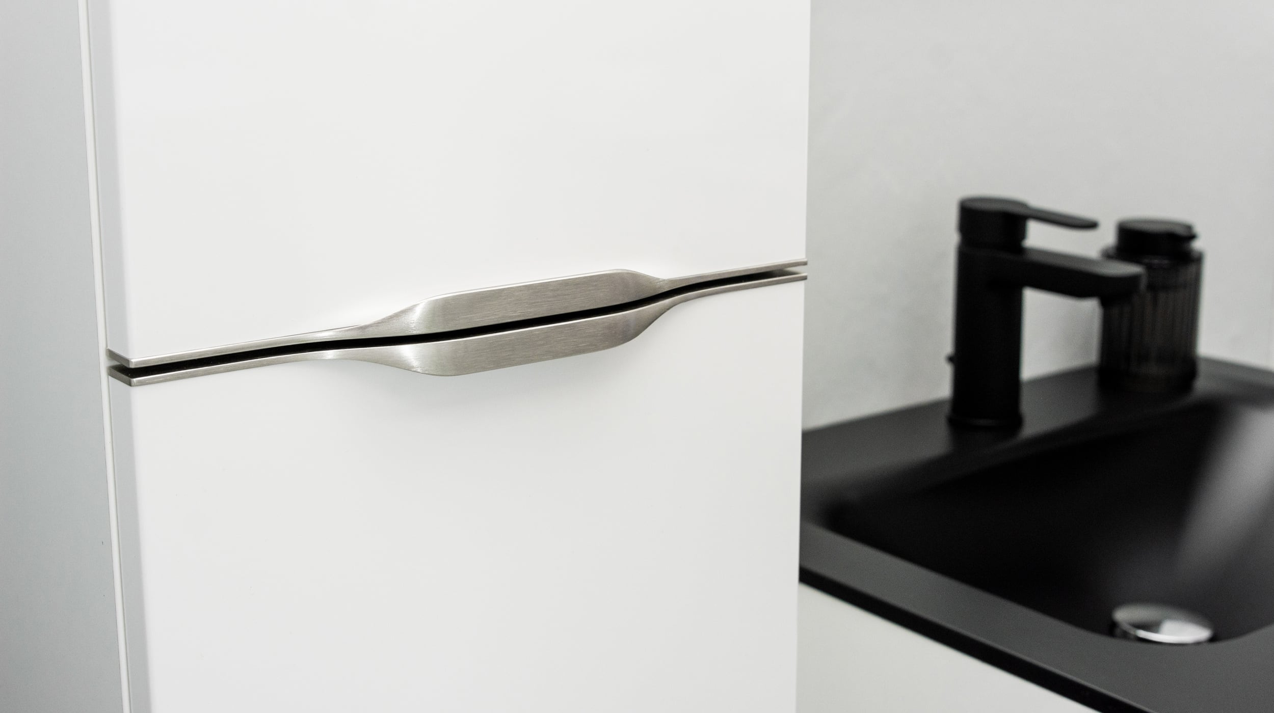 Nobilia Badmöbelset Alpinweiß Glanz - 3-tlg HS - Waschtisch 60 cm - FRANA