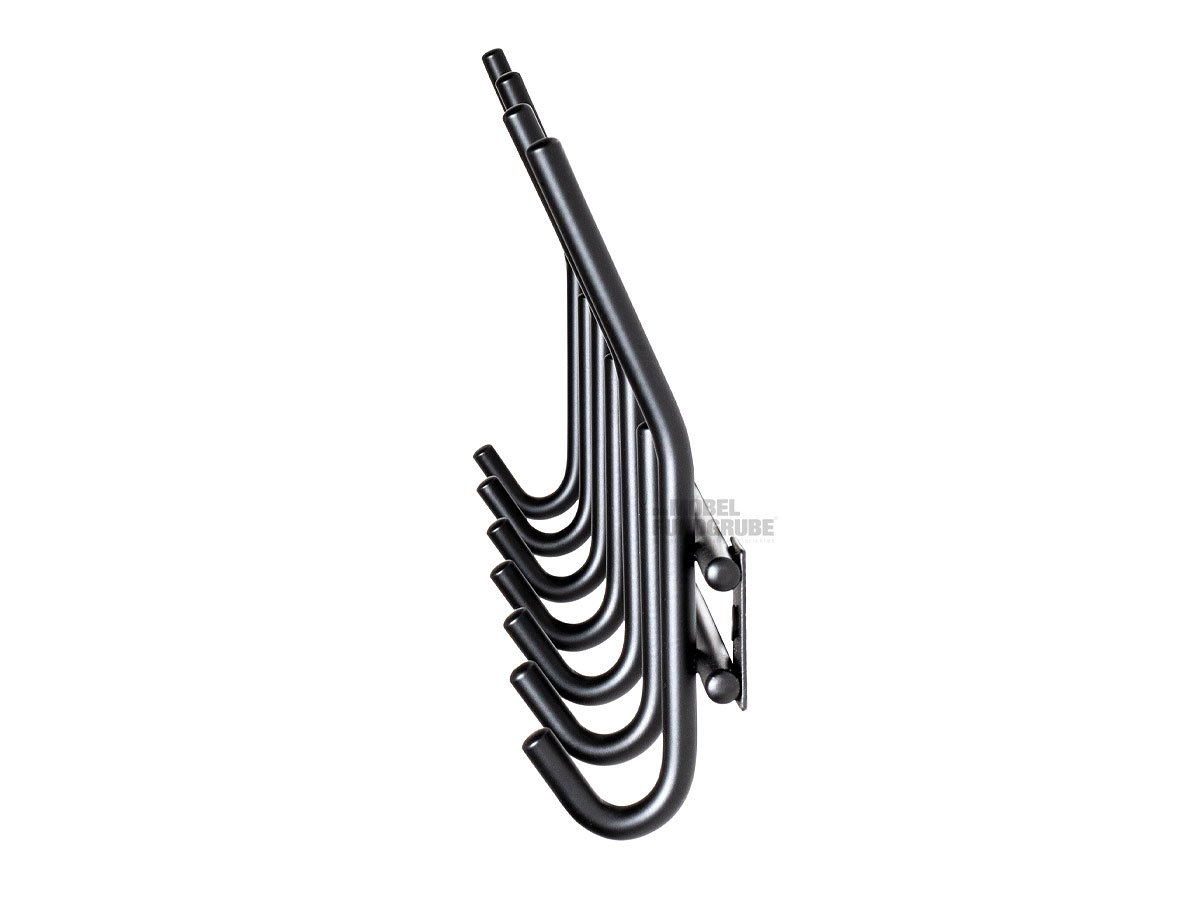 Garderobenleiste schwarz Breite 54 cm - CARLOS