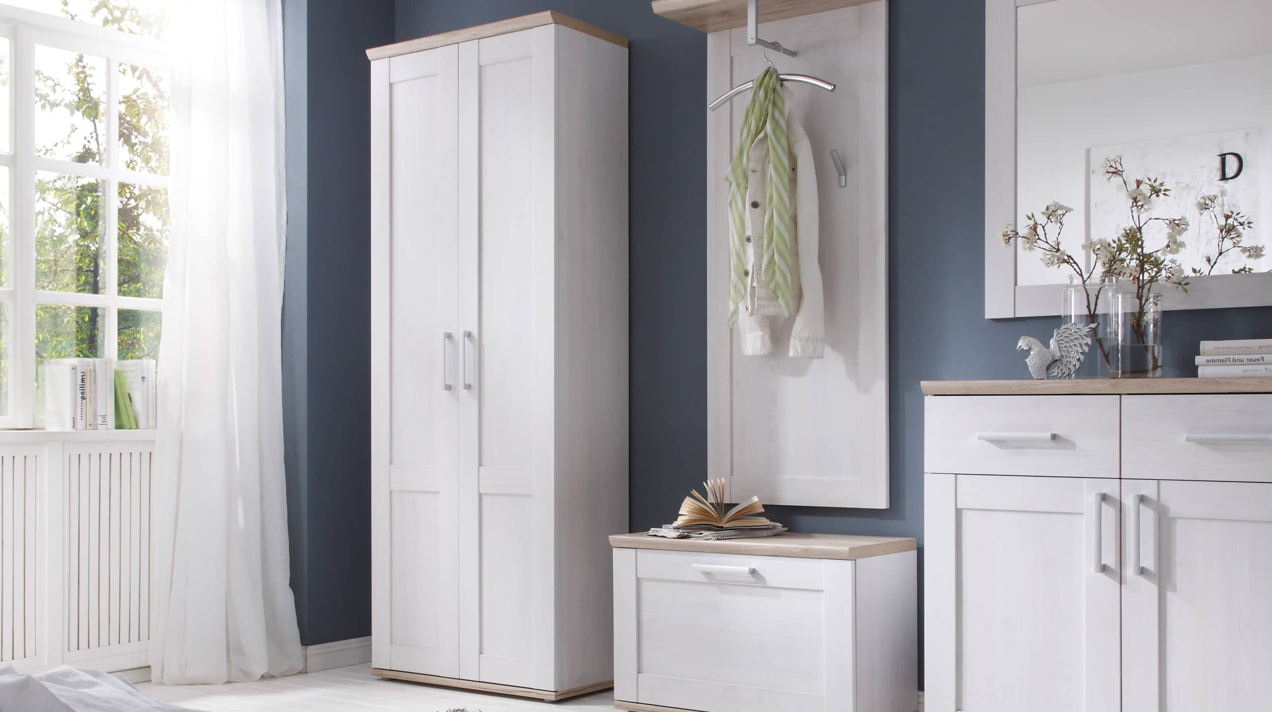 Garderobenschrank Sibiu Lärche 76 x 201 cm - ROMANCE