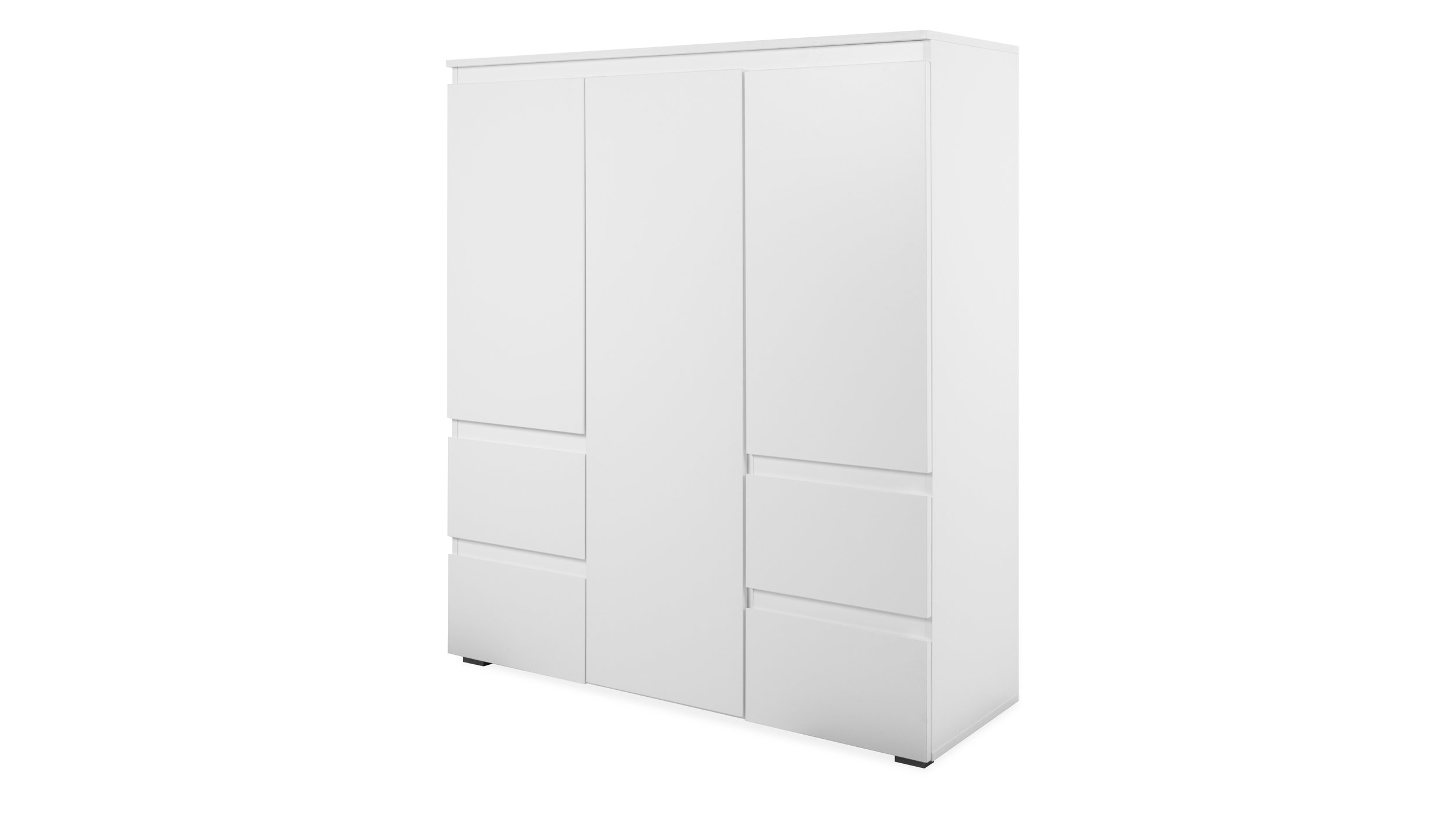 Highboard mit 4 Schubladen - weiß matt 116 cm - IMAGE Highboard mit 4 Schubladen - weiß matt 116 cm - IMAGE