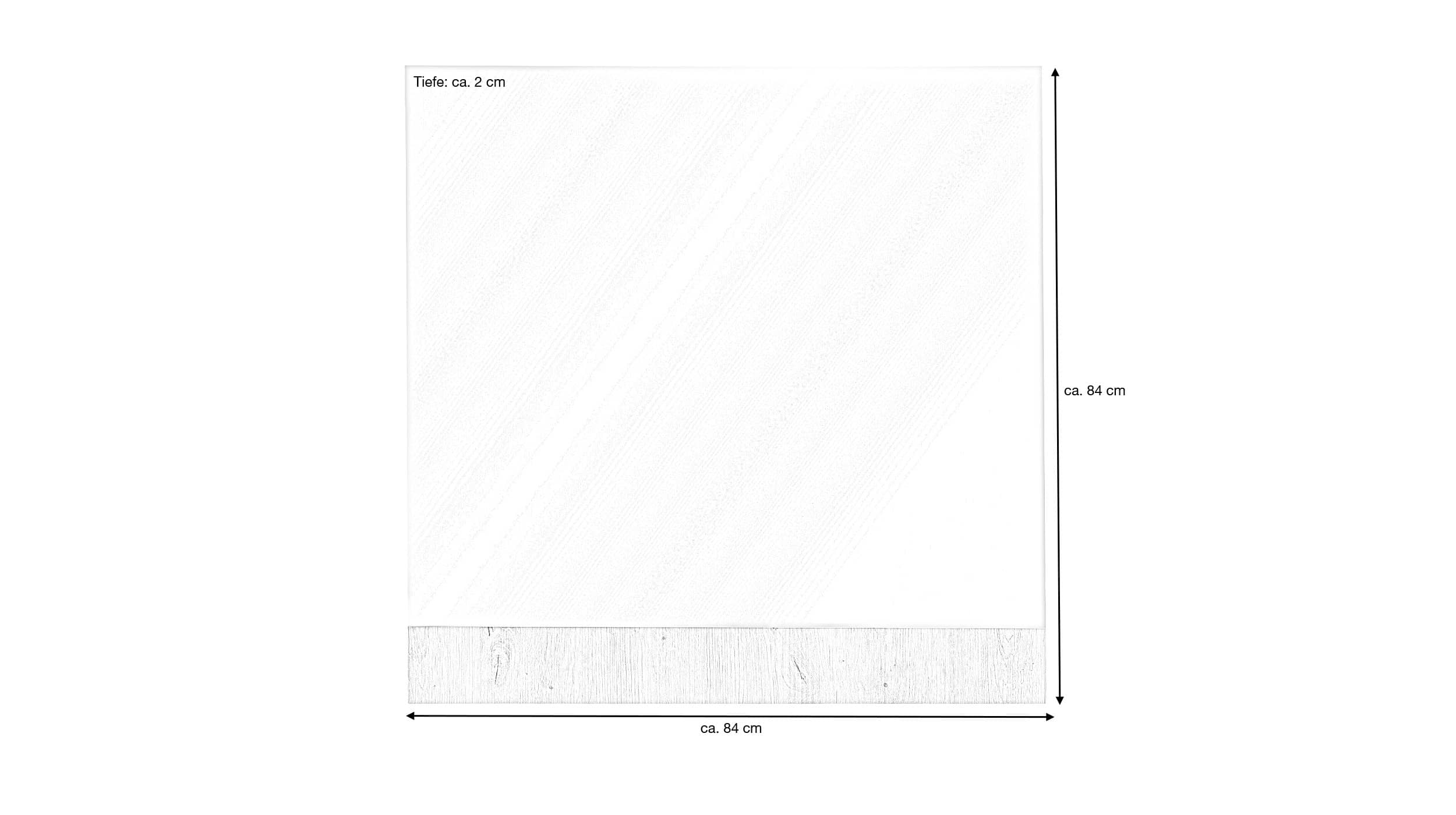Wandspiegel Artisan Eiche 84 x 84 cm - FUN