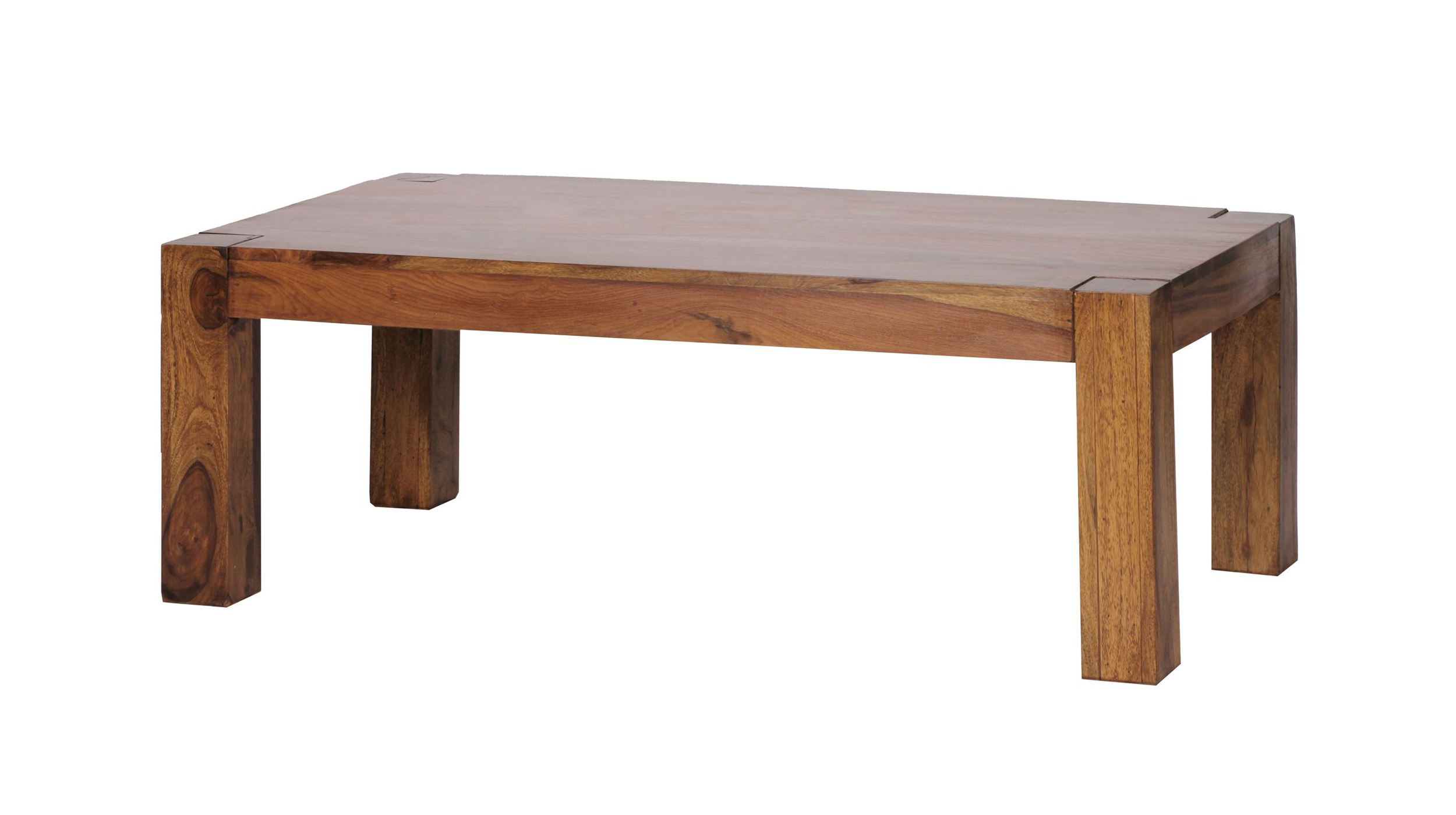 Couchtisch Sheesham massiv gebeizt 110 x 60 cm - ELLIS Couchtisch Sheesham massiv gebeizt 110 x 60 cm - ELLIS