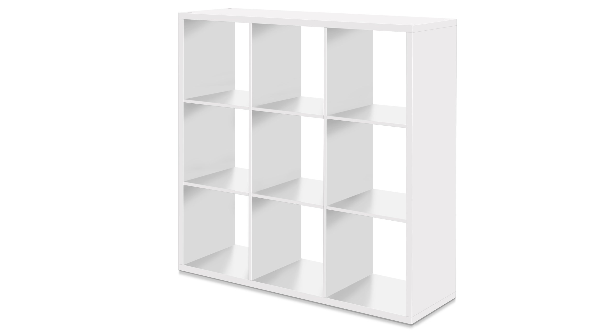 Standregal weiß 107 x 107 cm - 9 Fächer - MAX Standregal weiß 107 x 107 cm - 9 Fächer - MAX
