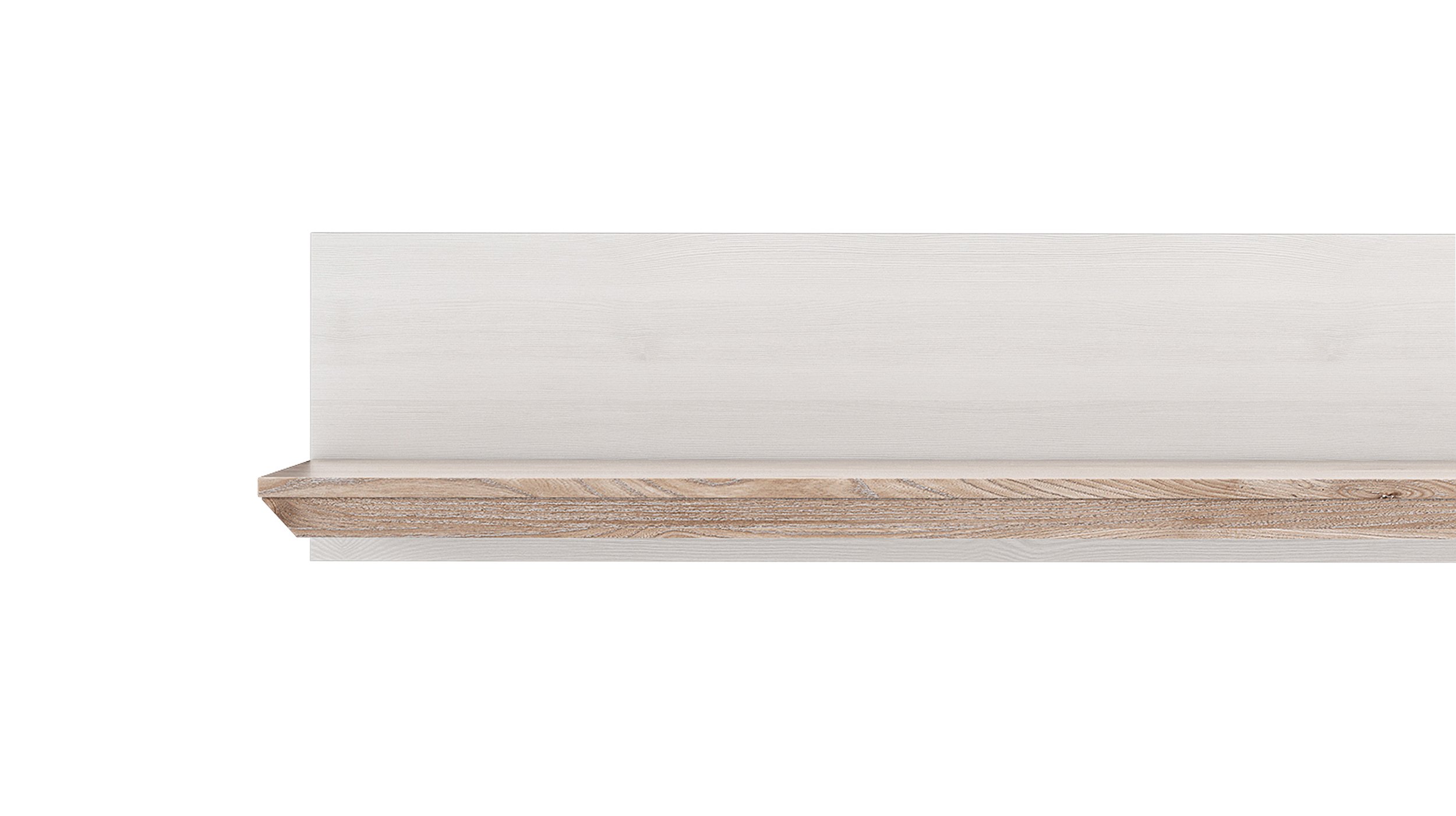 Wandboard Schneeeiche 205 cm Wandregal - ILOPPA