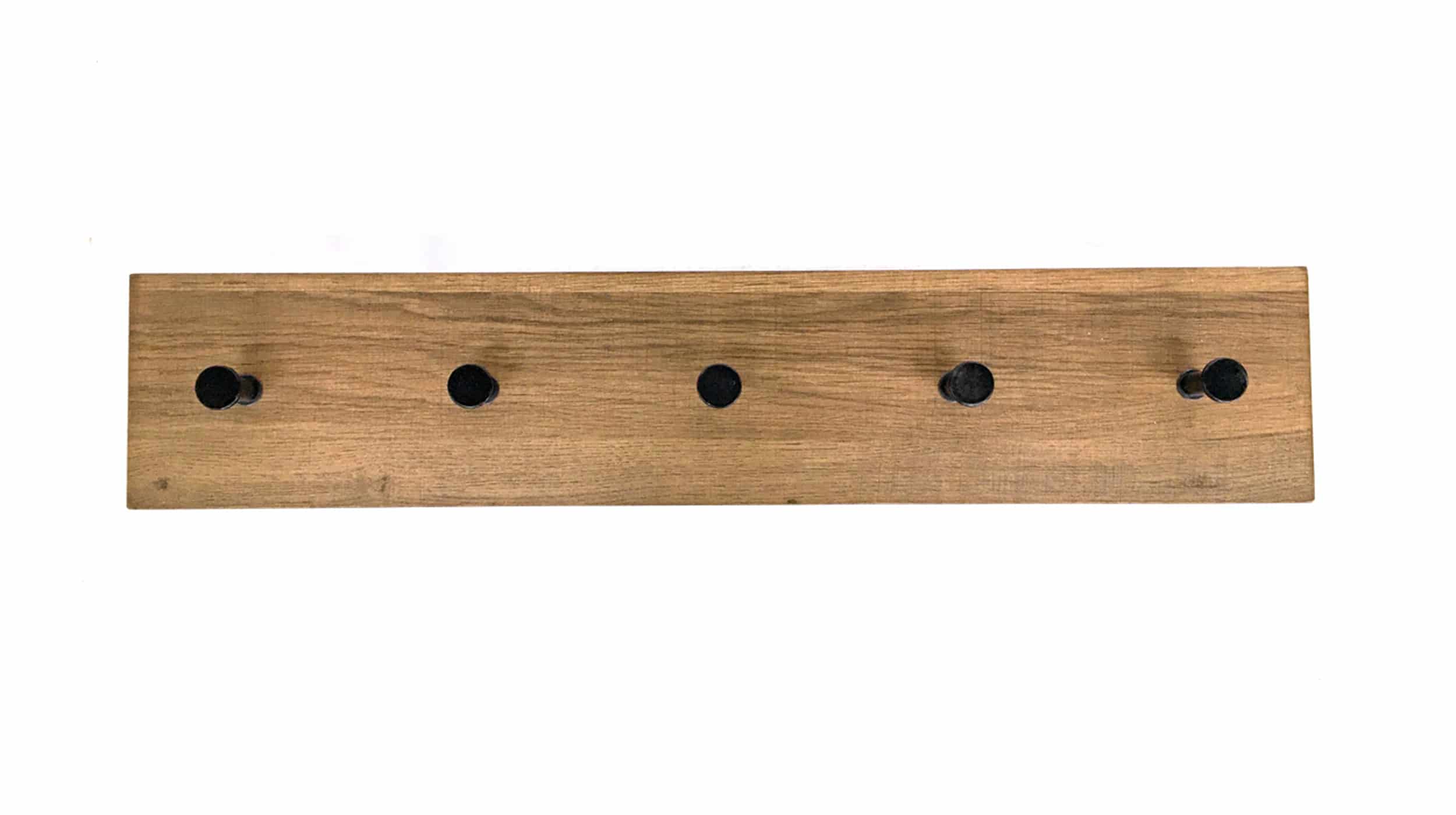 Wandgarderobe Eiche schwarz Paneel 60 cm - PARMA Wandgarderobe Eiche schwarz Paneel 60 cm - PARMA