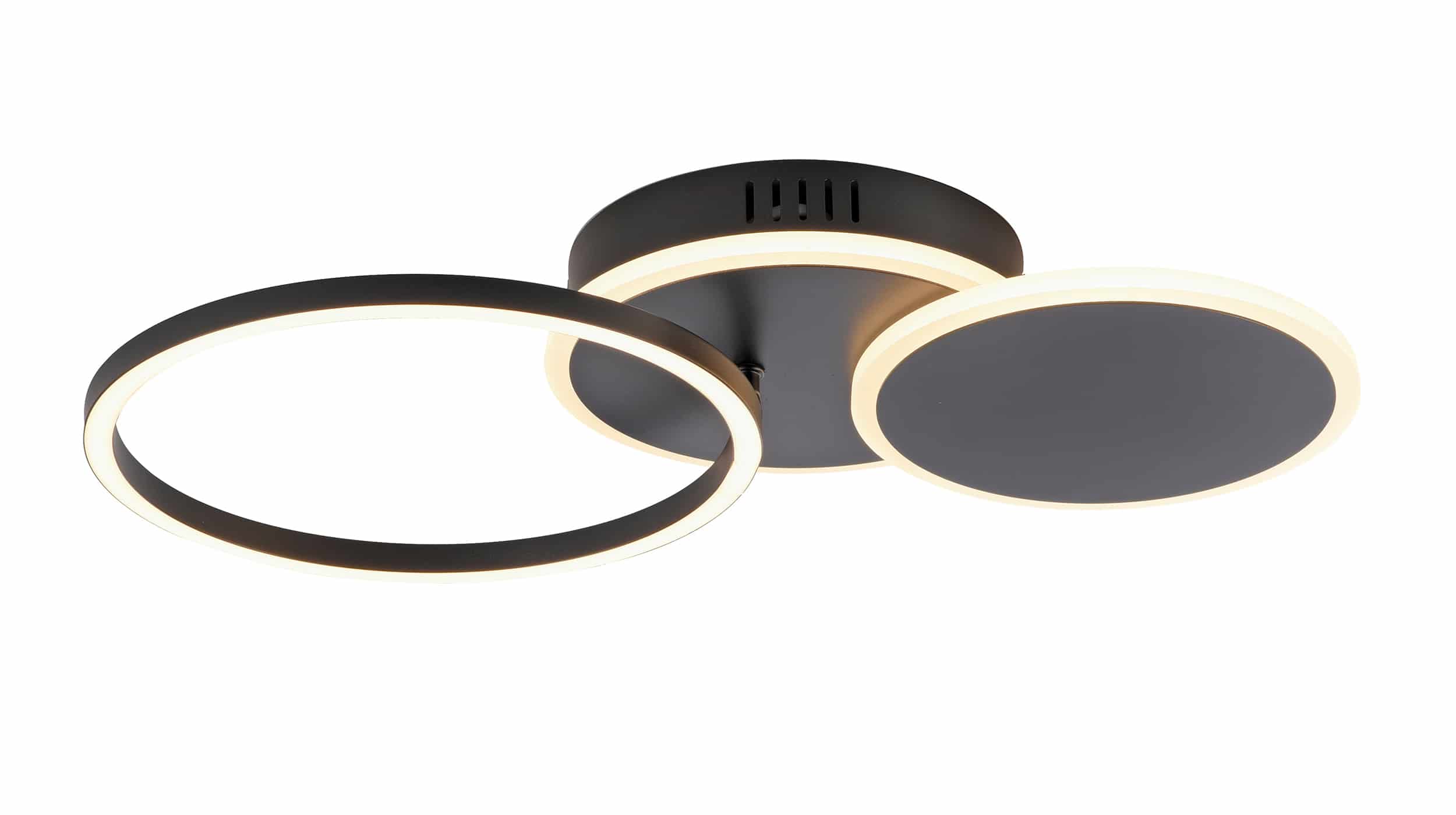 Deckenleuchte LED schwarz 34 x 50 cm drehbar - SEVENT Deckenleuchte LED schwarz 34 x 50 cm drehbar - SEVENT