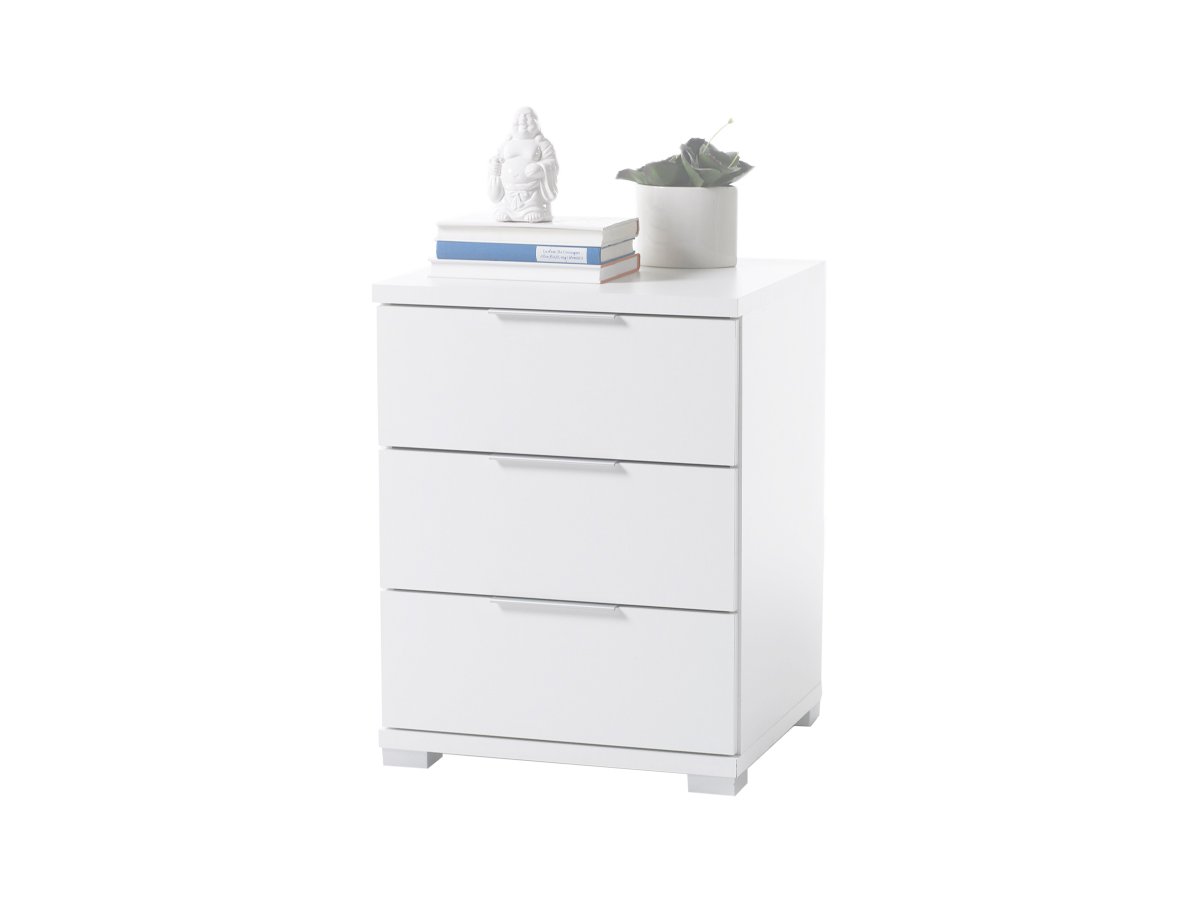 Nachttisch weiß 46 cm x 42 cm Nachtkästchen - UNIVERSAL Nachttisch weiß 46 cm x 42 cm Nachtkästchen - UNIVERSAL