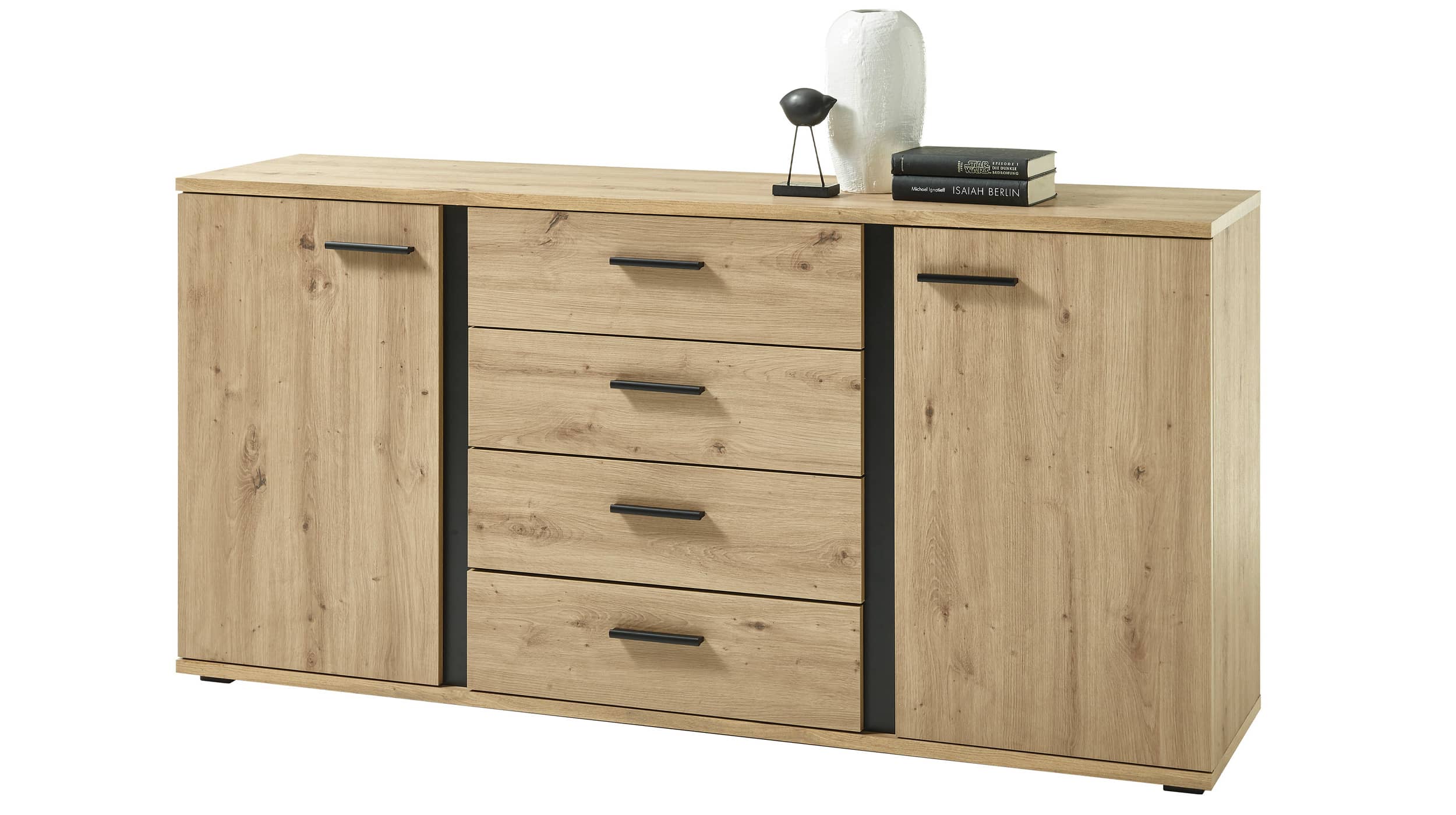 Sideboard mit 4 Schubladen Artisan Eiche 170 cm - KANADA Sideboard mit 4 Schubladen Artisan Eiche 170 cm - KANADA