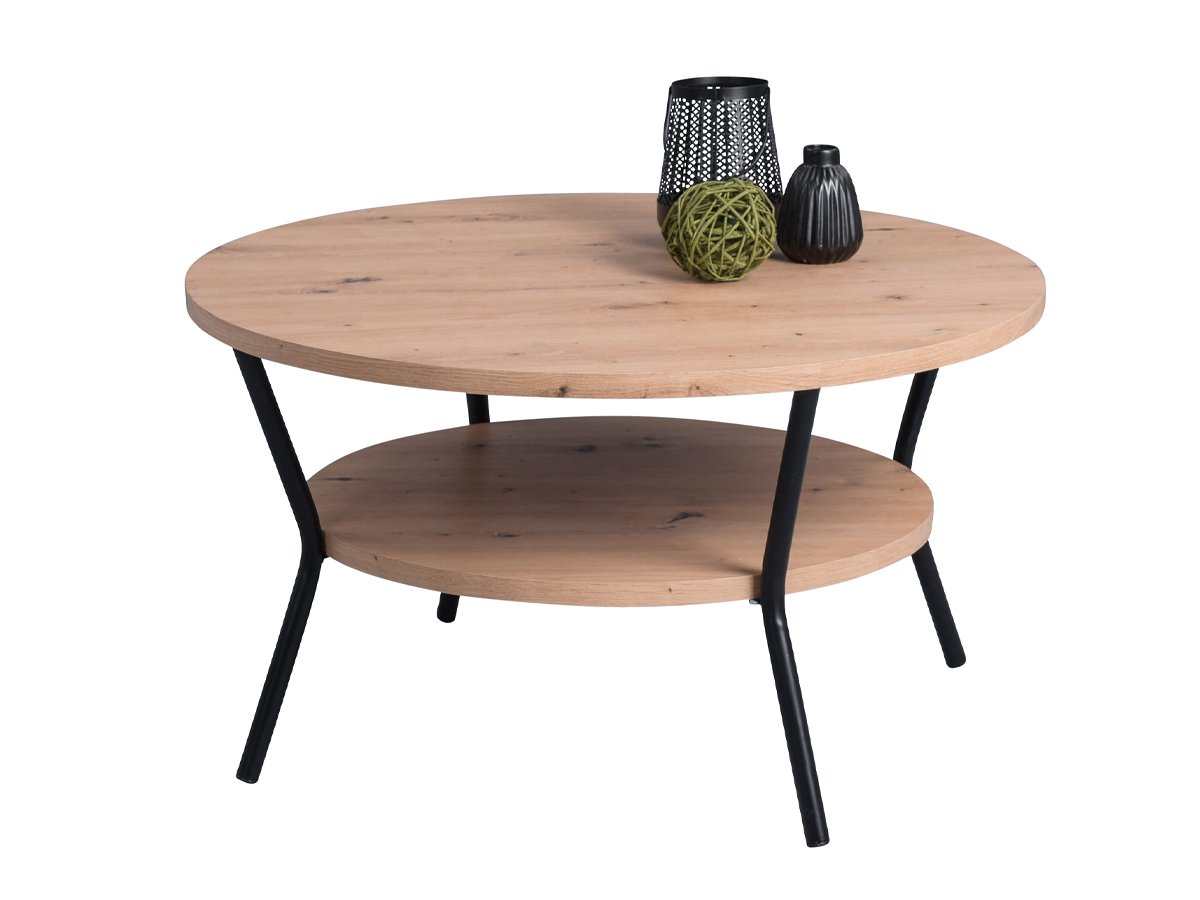 Couchtisch Artisan Eiche 80 x 80 cm - AURORA Couchtisch Artisan Eiche 80 x 80 cm - AURORA