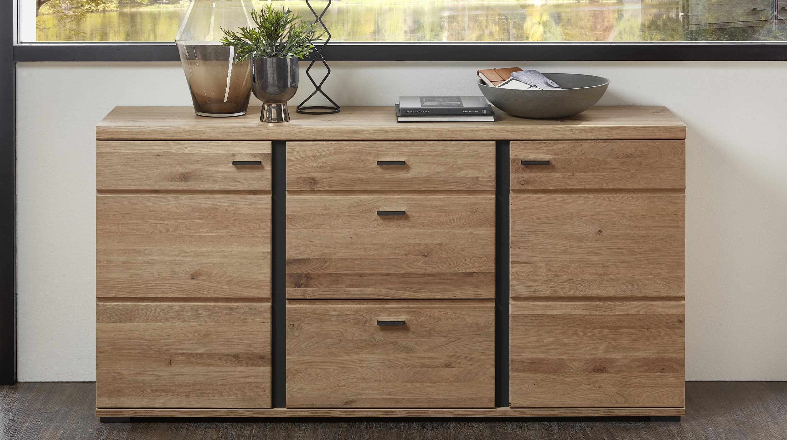 Sideboard Altesche teilmassiv gebürstet 170 cm - SONOS