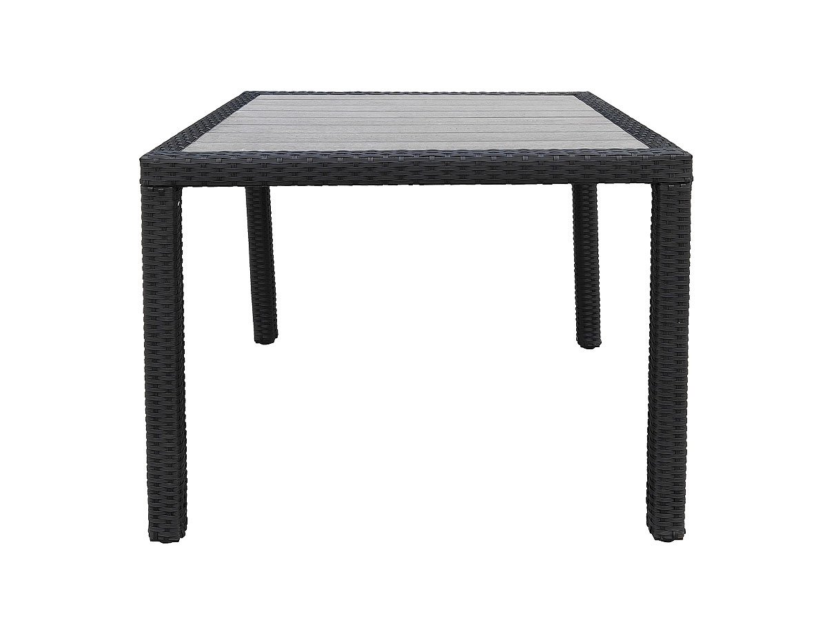 Gartentisch quadratisch schwarz 90 x 90 cm - HAVIN Gartentisch quadratisch schwarz 90 x 90 cm - HAVIN